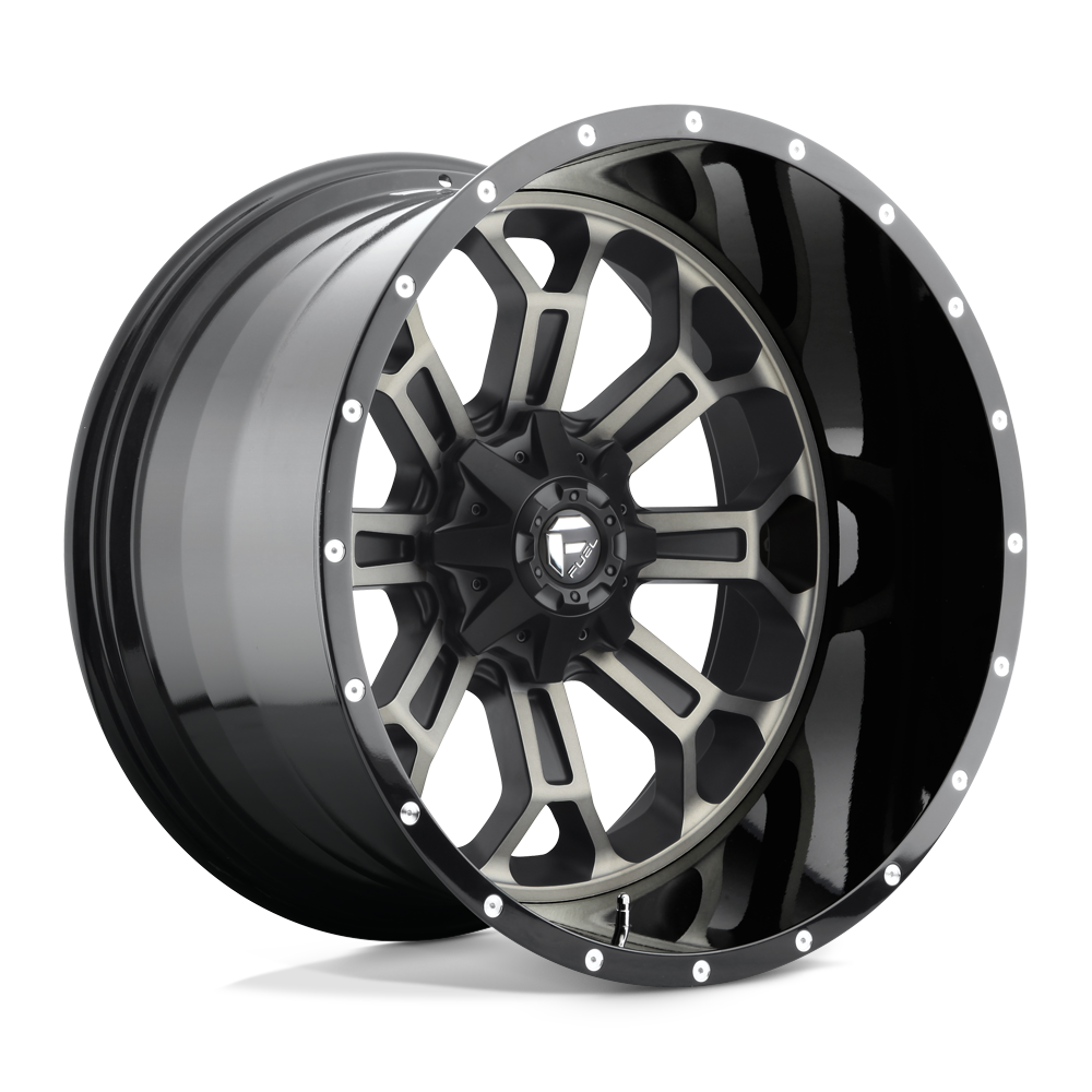 22x12 Fuel Offroad Wheels D561 CRUSH 8x170 -44 offset 125.1 hub MACHINED - D56122201747