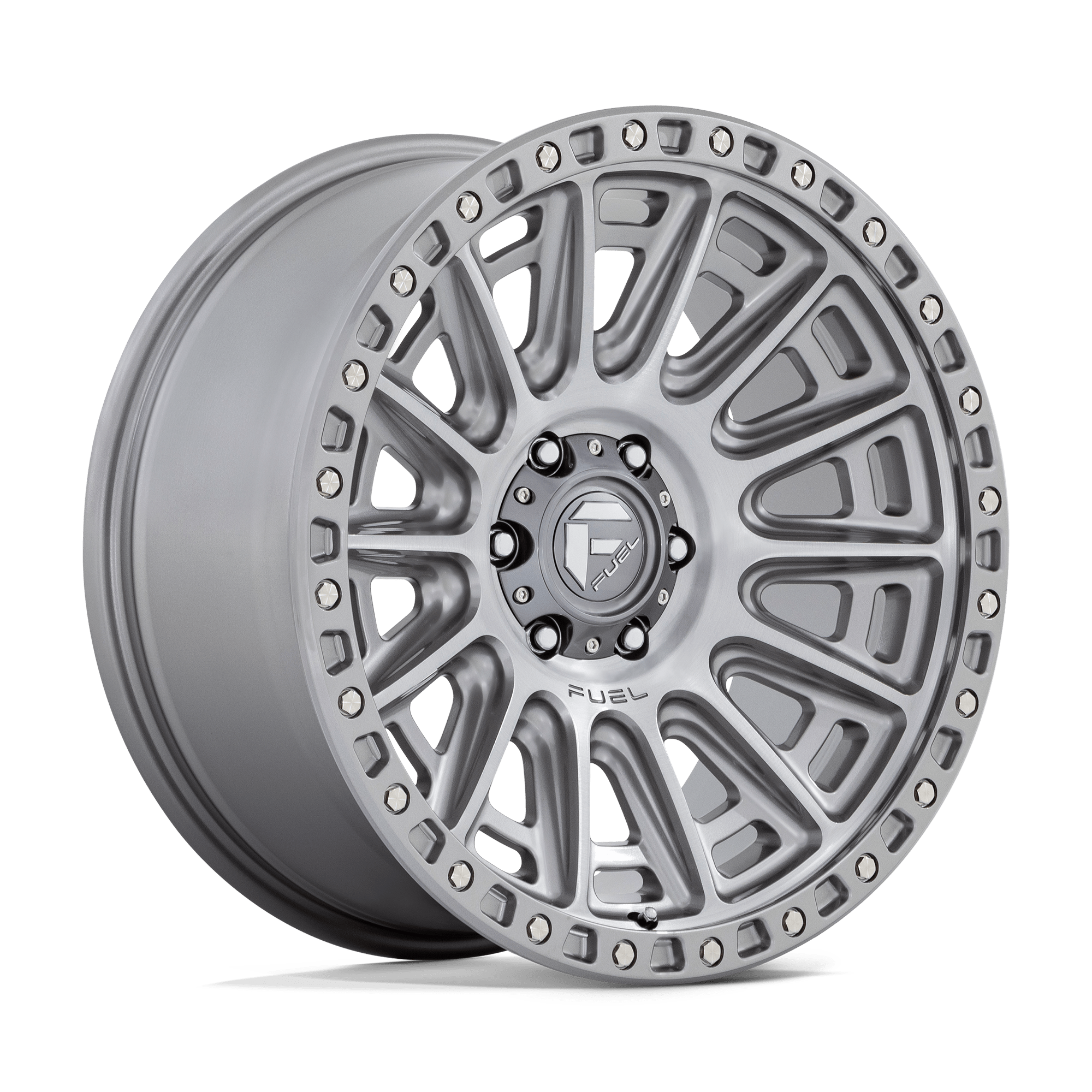 20x9 Fuel Offroad Wheels D833 CYCLE 6x139.7 1 offset 106.1 hub SILVER - D83320908450E