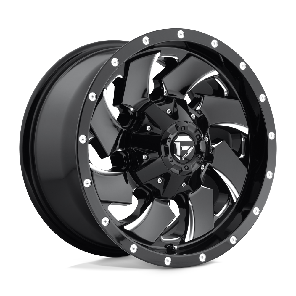 17x9 Fuel Offroad Wheels D574 CLEAVER 6x135/6x139.7 1 offset 106.1 hub BLACK - D57417909850