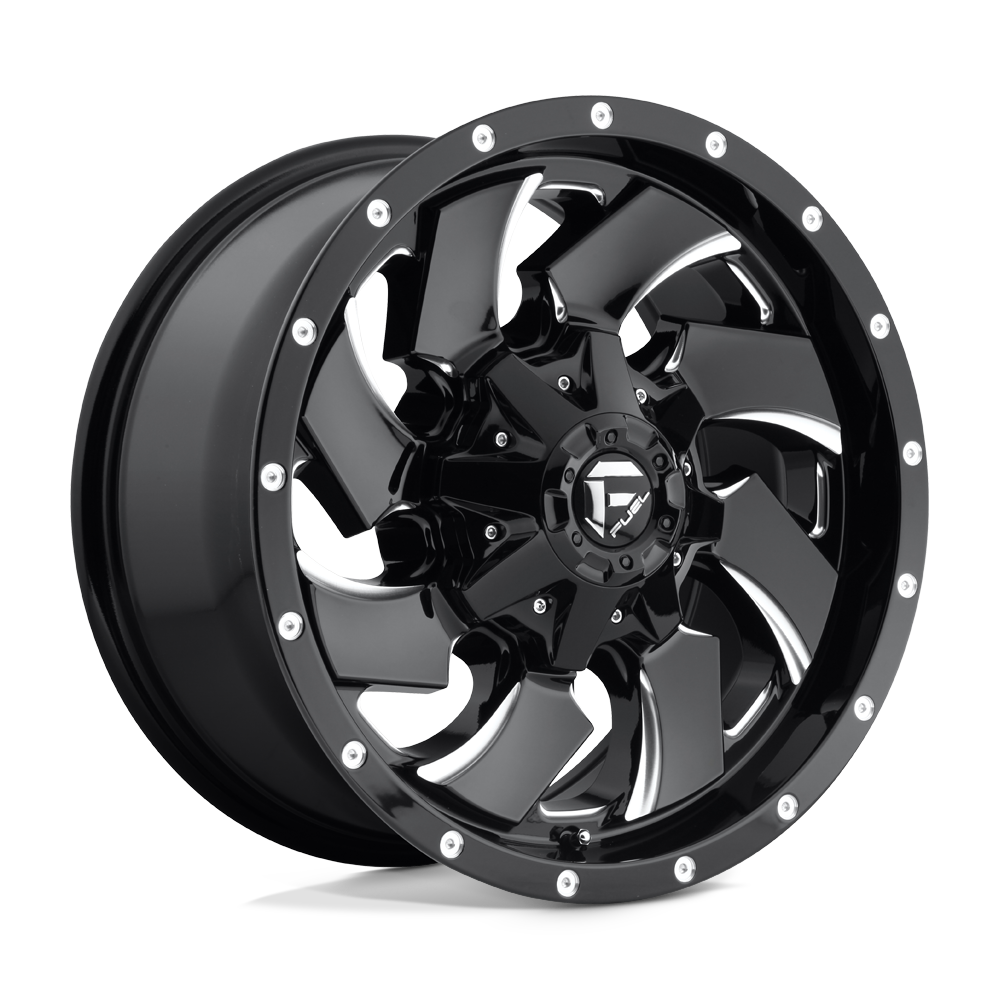 18x9 Fuel Offroad Wheels D574 CLEAVER 6x135/6x139.7 20 offset 106.1 hub BLACK - D57418909857