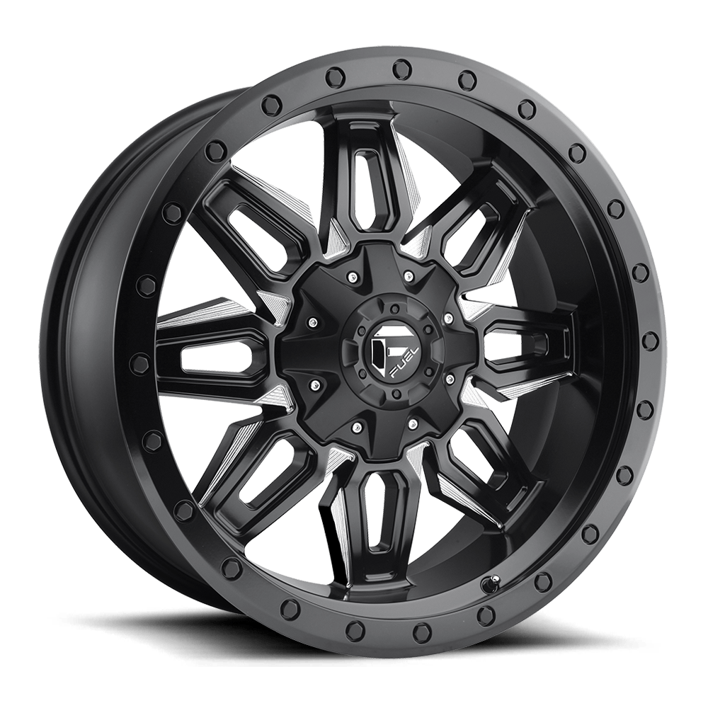 18x9 Fuel Offroad Wheels D591 NEUTRON 5x114.3/5x127 1 offset 78.1 hub BLACK - D59118902650