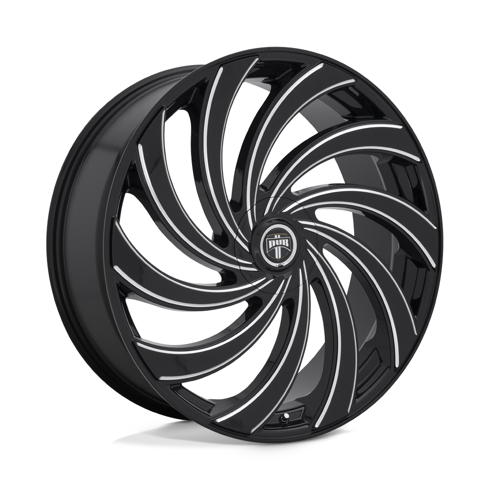24x9 DUB Wheels S239 DELISH 6x120 1 offset 72.6 hub BLACK - S239249094+01