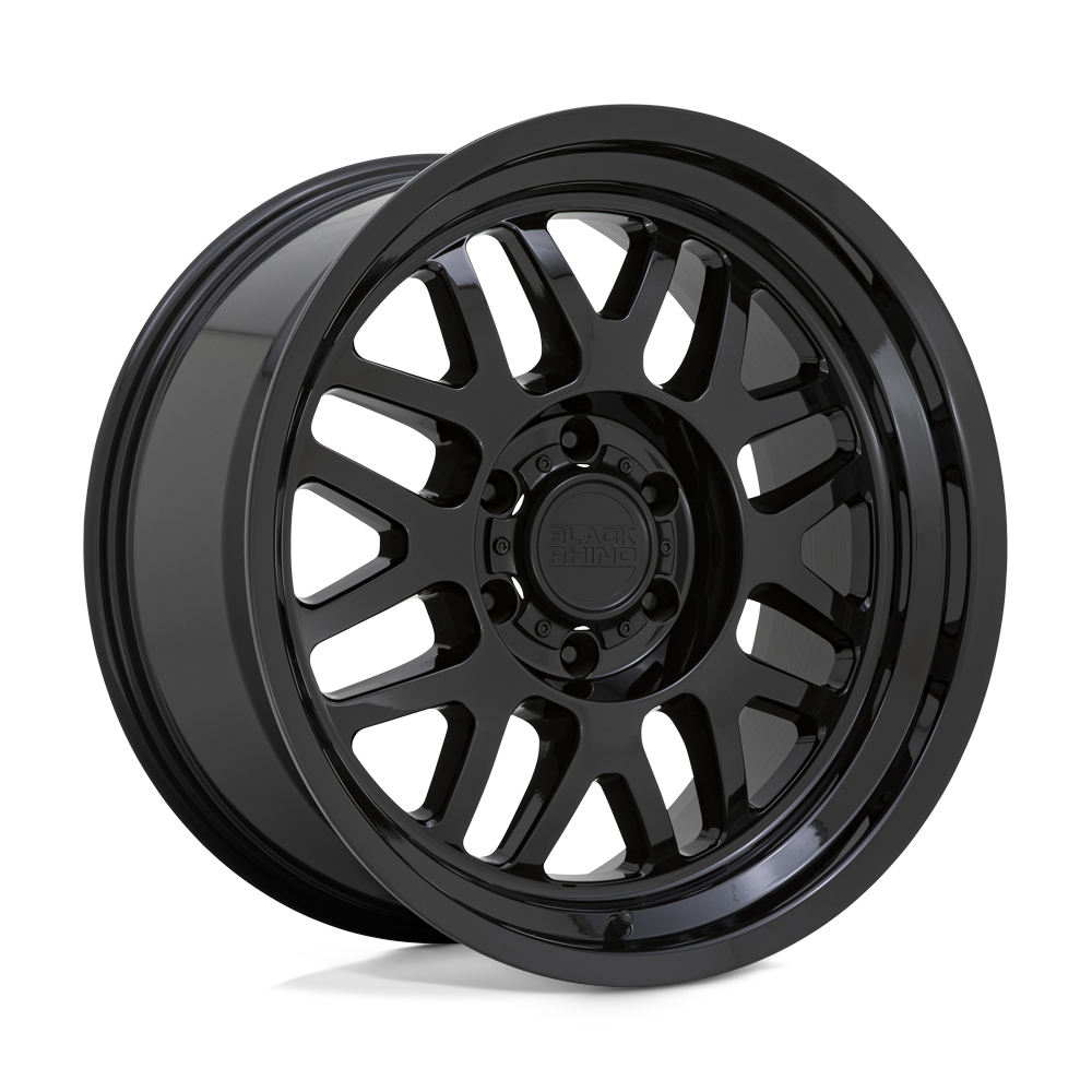17x9.5 Black Rhino Hard Alloys DELTA 6x114.3 12 offset 76.1 hub BLACK - 1795DLT126114B76