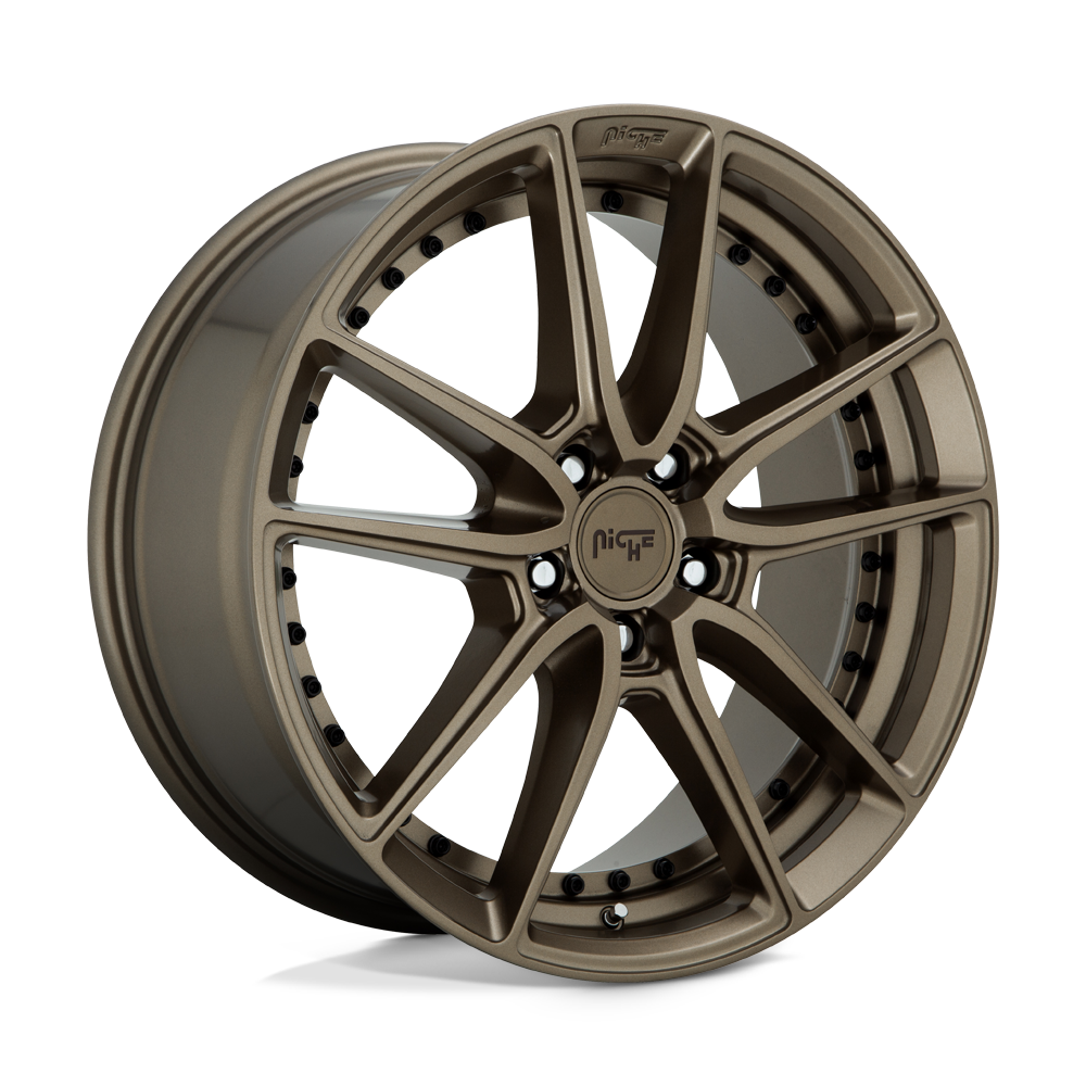 19x9.5 Niche Wheels M222 DFS 5x112 48 offset 66.56 hub BRONZE - M222199543+48