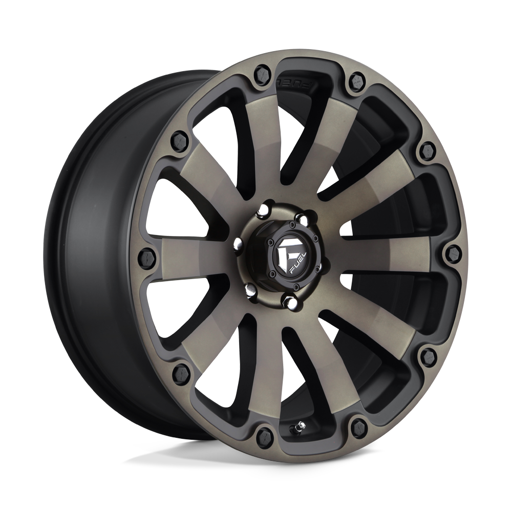 20x9 Fuel Offroad Wheels D636 DIESEL 6x139.7 1 offset 108 hub BLACK - D63620908350