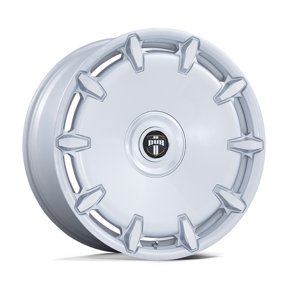 24x9 DUB Wheels DC271 CHEEF 5x115/5x120 15 offset 74.1 hub SILVER - DC271SD24902015