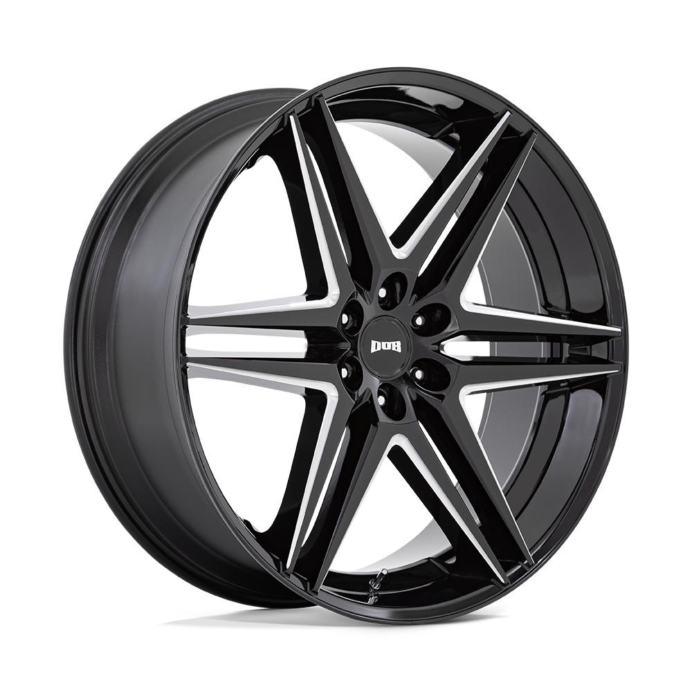 26x10 DUB Wheels S267 DIRTY DOG 6x139.7 25 offset 106.1 hub BLACK - S267260084+25