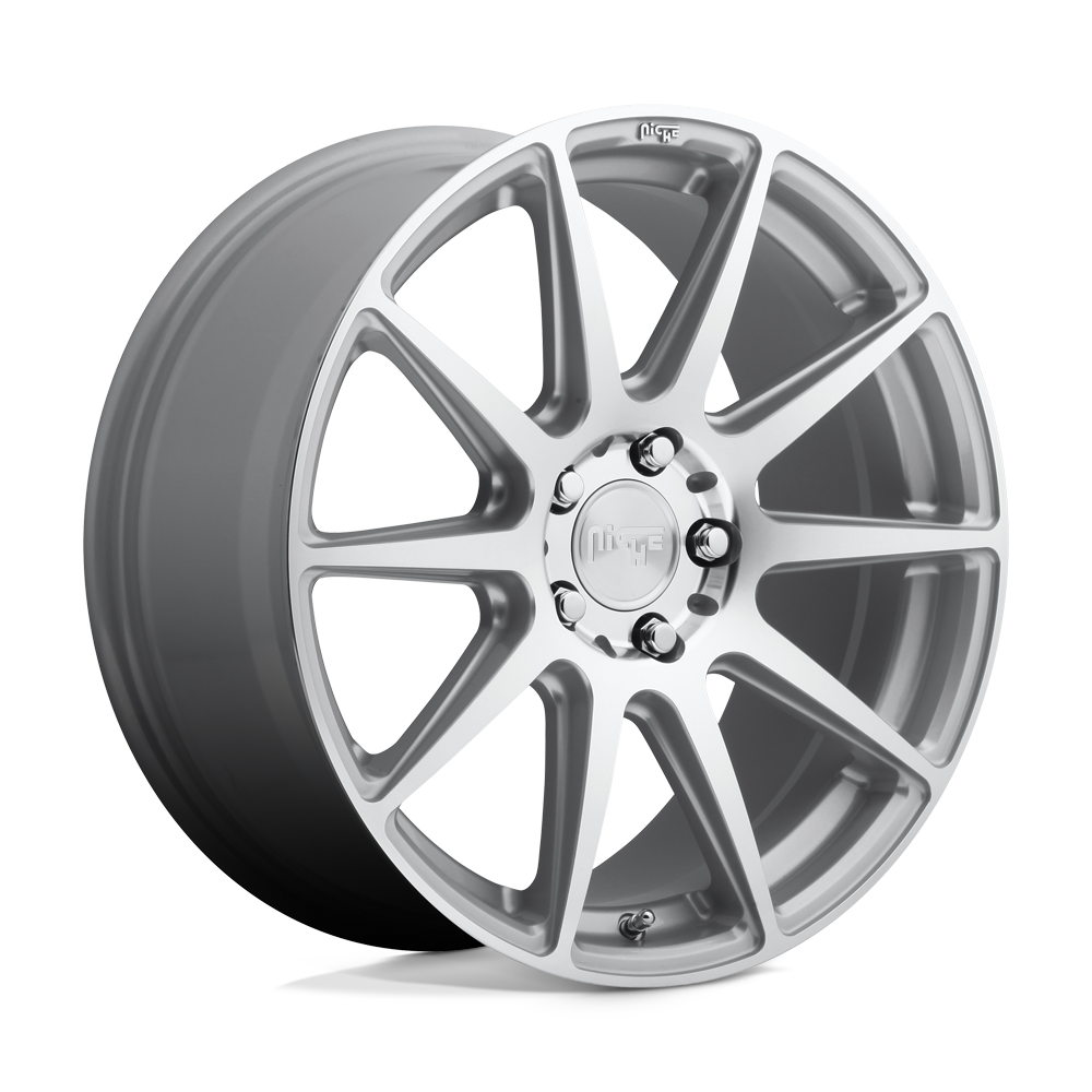 19x8.5 Niche Wheels M146 ESSEN 5x114.3 35 offset 72.56 hub SILVER - M146198565+35