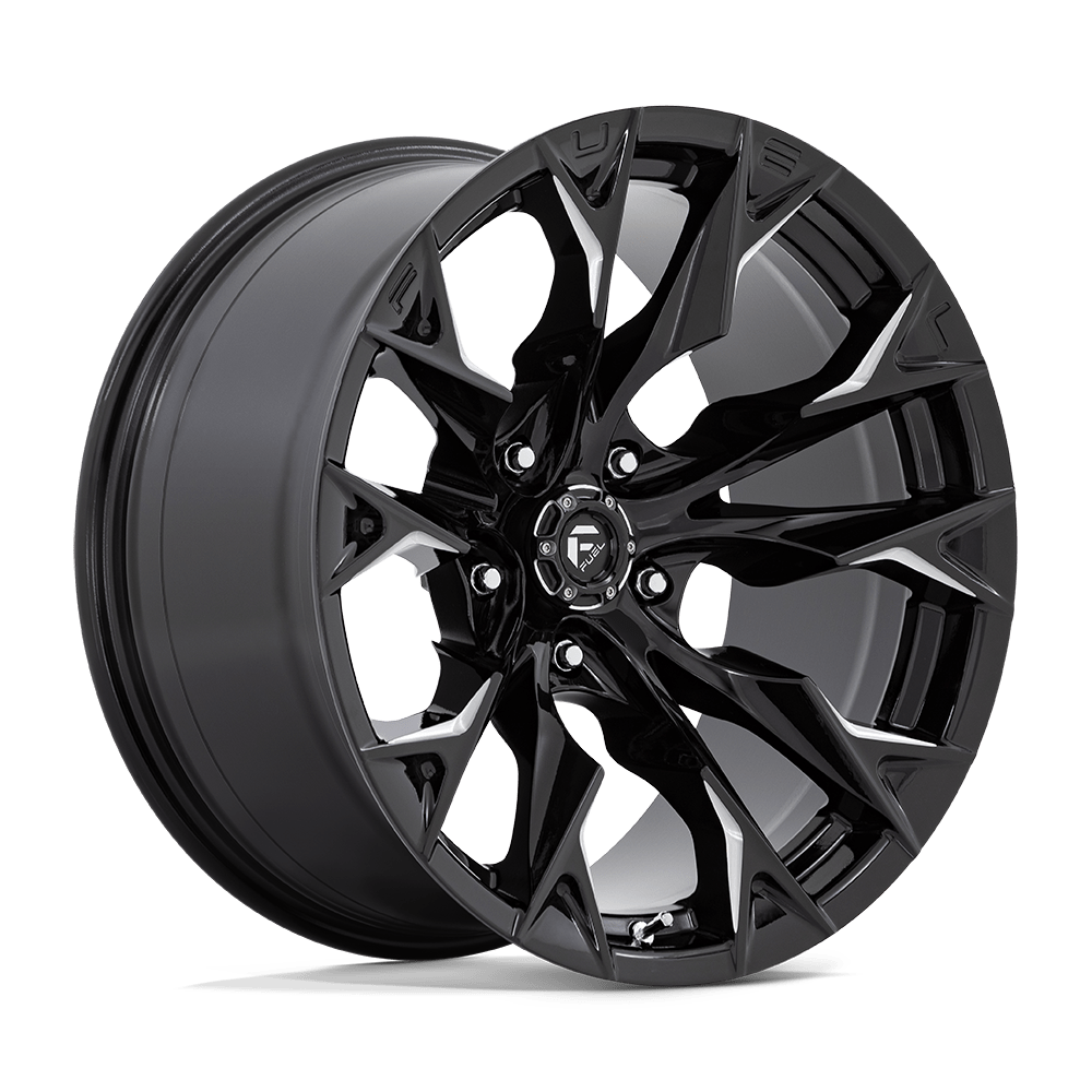 20x10 Fuel Offroad Wheels D803 FLAME 5x139.7 -18 offset 78.1 hub BLACK - D8032000B447