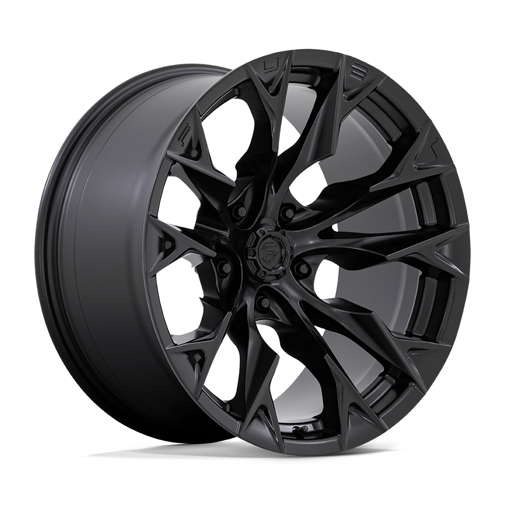 20x10 Fuel Offroad Wheels D804 FLAME 5x139.7 -18 offset 78.1 hub BLACK - D8042000B447