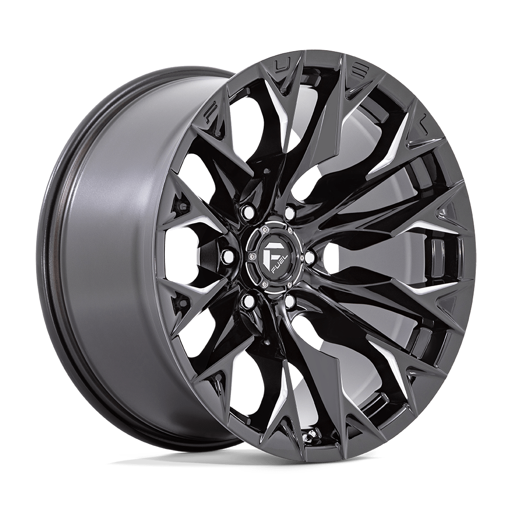 20x9 Fuel Offroad Wheels D803 FLAME 5x127 1 offset 71.5 hub BLACK - D80320907550