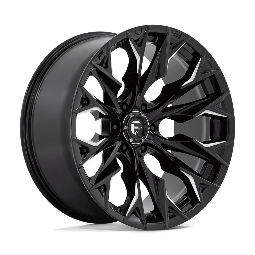 22x10 Fuel Offroad Wheels D803 FLAME 6x135 -18 offset 87.1 hub BLACK - D80322008947
