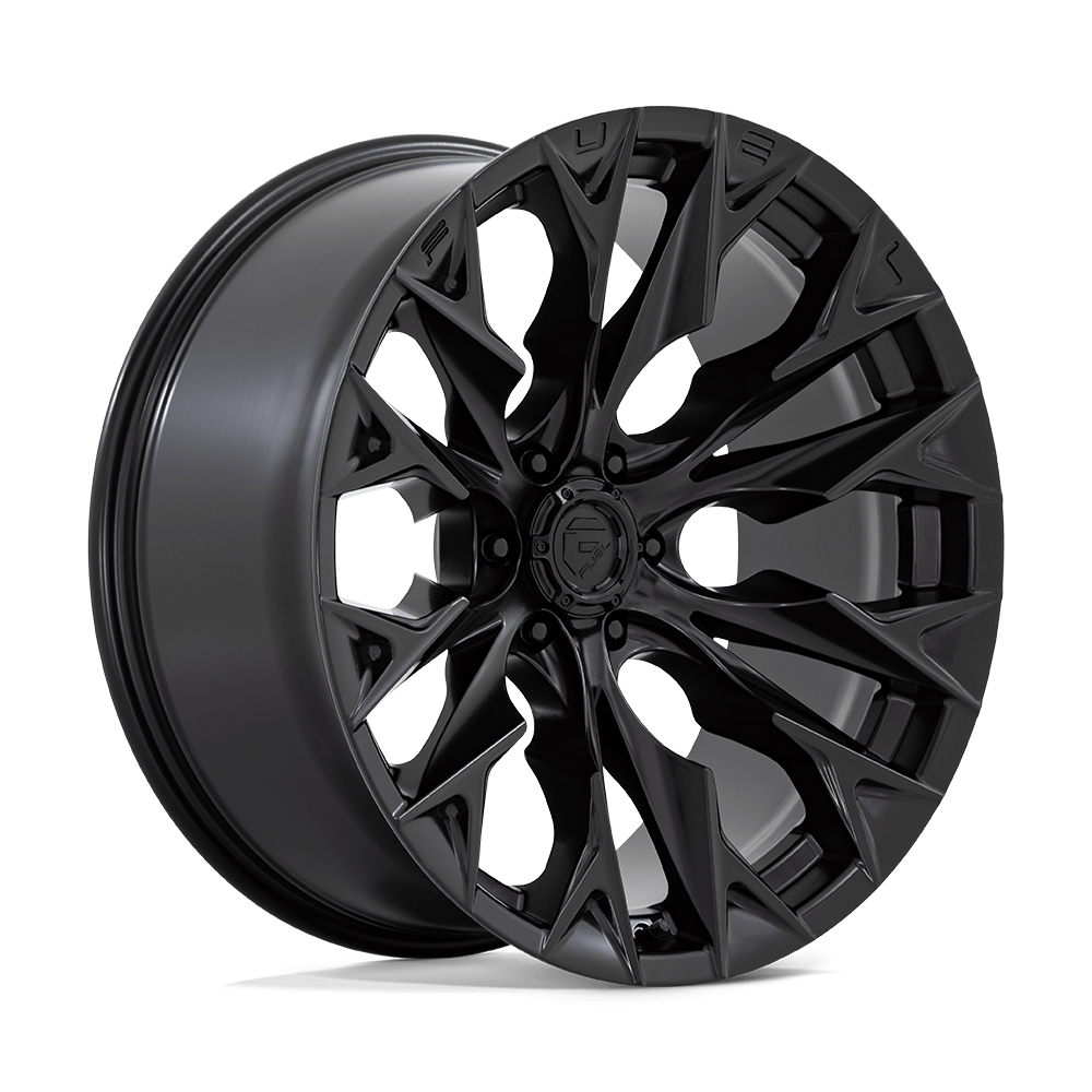 22x10 Fuel Offroad Wheels D804 FLAME 6x139.7 -18 offset 106.1 hub BLACK - D80422008447