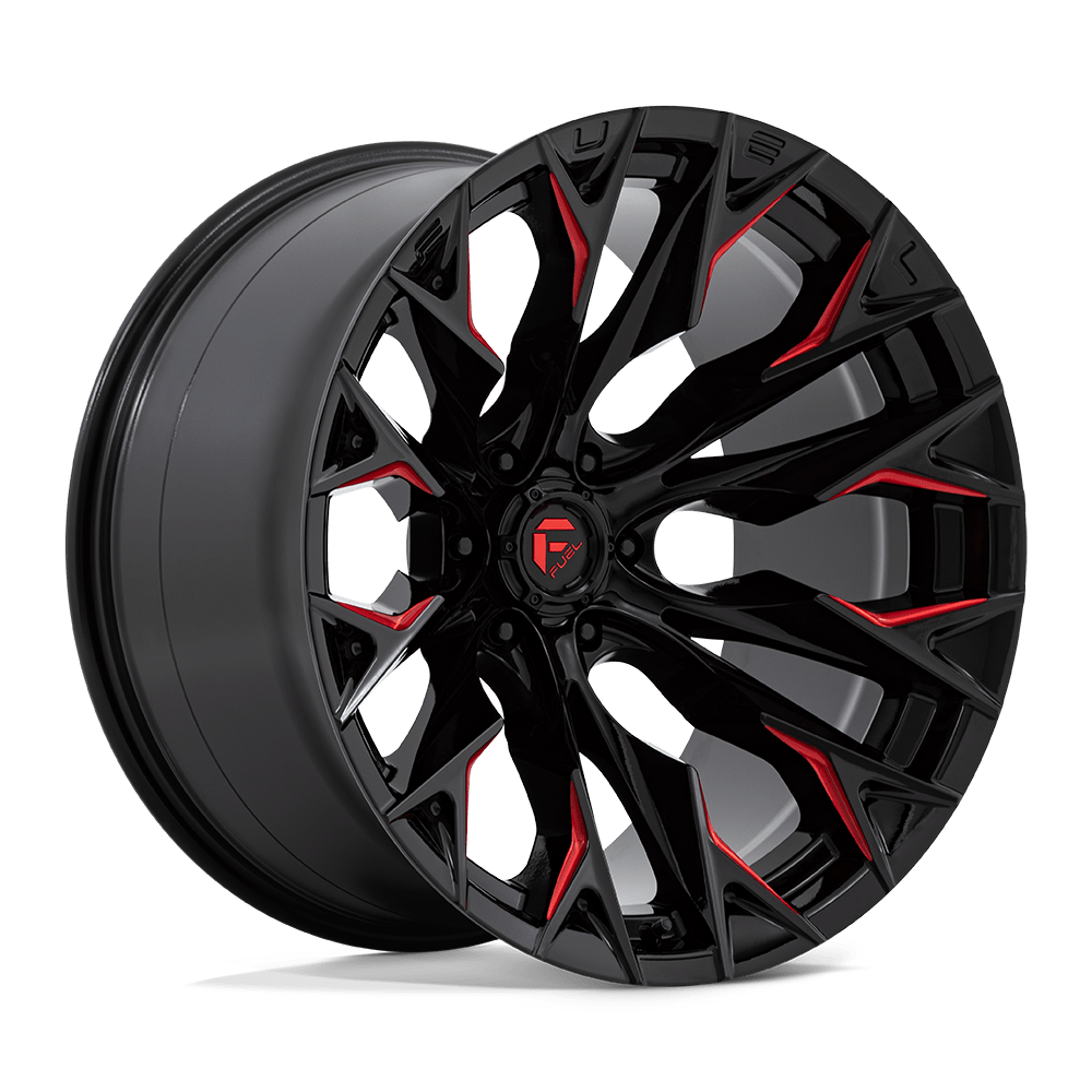 22x12 Fuel Offroad Wheels D823 FLAME 6x135 -44 offset 87.1 hub BLACK - D82322208947