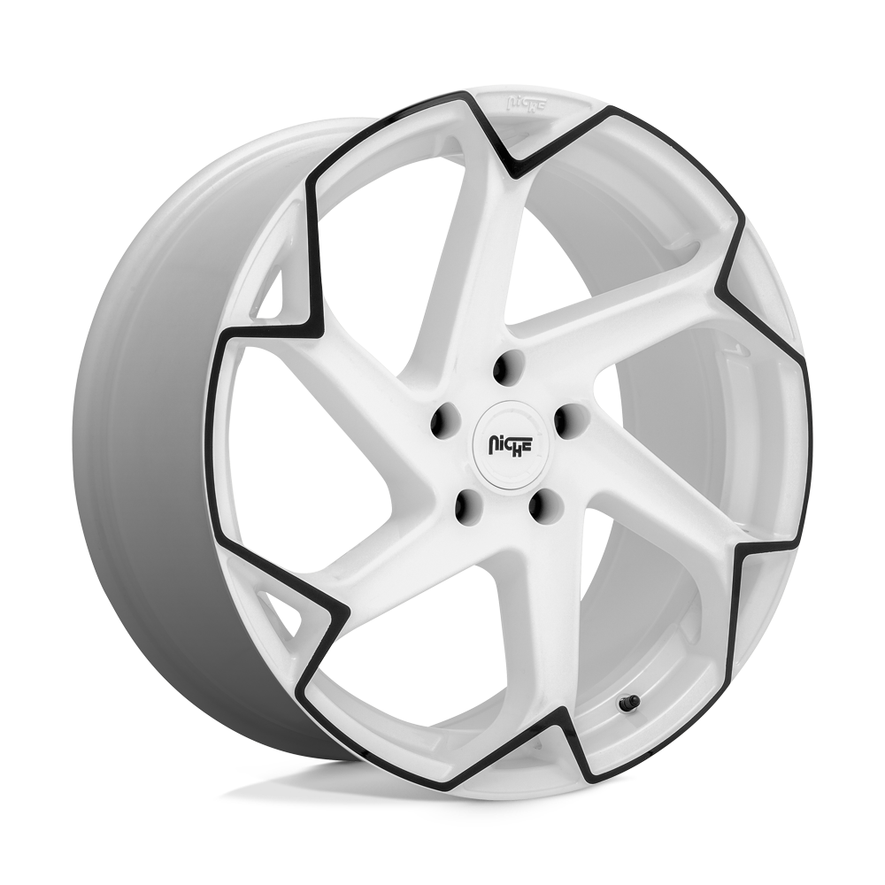 20x10.5 Niche Wheels M257 FLASH 5x114.3 40 offset 72.56 hub WHITE - M257200565+40