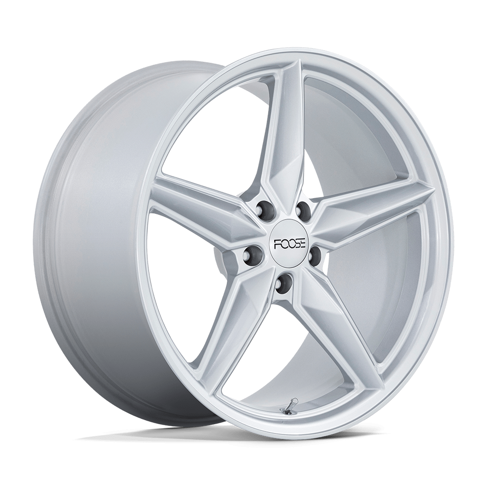20x10 Foose Wheels F174 CF8 5x114.3 35 offset 70.7 hub SILVER - F174200066+35