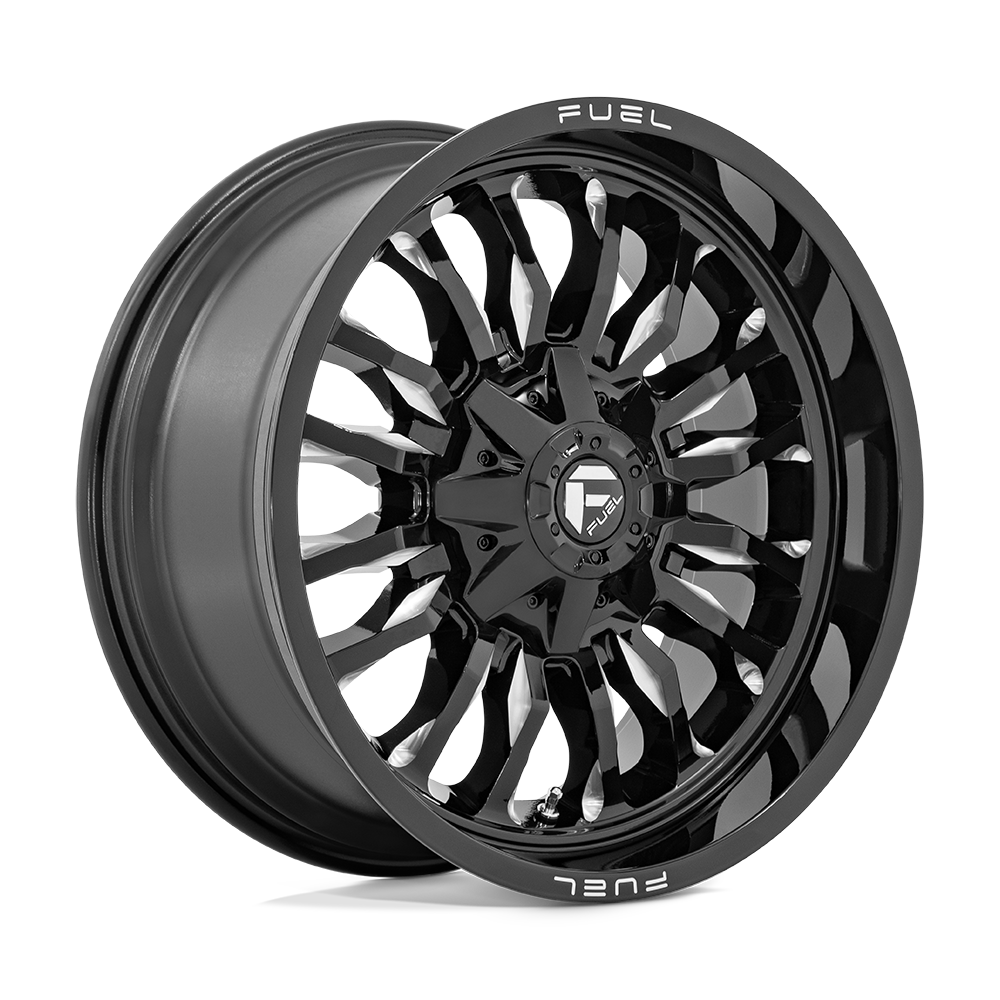 20x9 Fuel Offroad Wheels D795 ARC 8x165.1 1 offset 125.1 hub BLACK - D79520908250