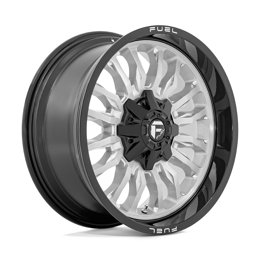 20x9 Fuel Offroad Wheels D798 ARC 8x180 1 offset 124.2 hub SILVER - D79820901850