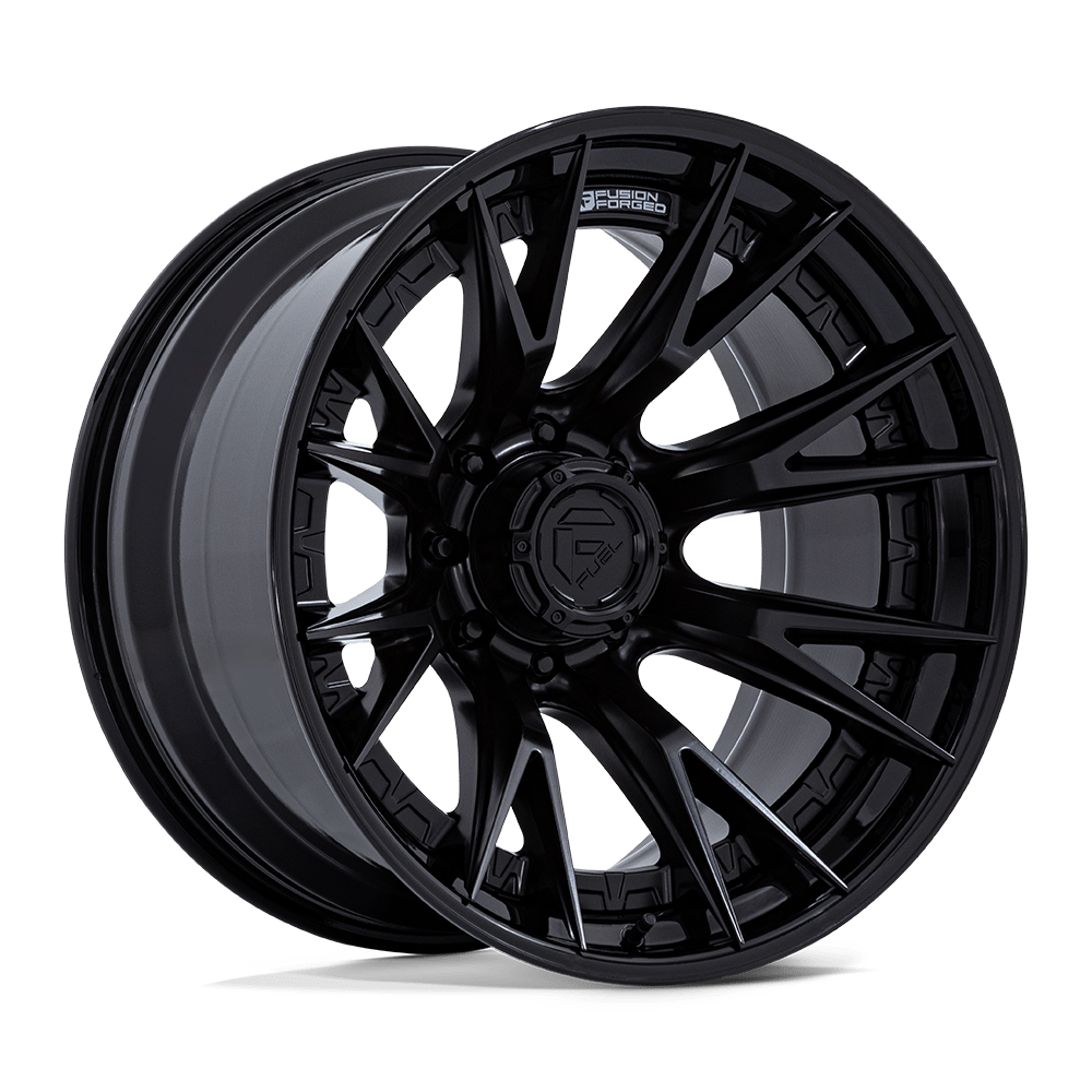 22x12 Fuel Offroad Wheels FC402 CATALYST 8x180 -44 offset 124.2 hub BLACK - FC402MX22128844N