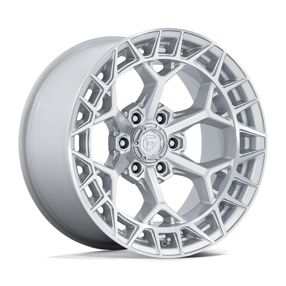 17x9 Fuel Offroad Wheels FC873 CHARGER 5x127 -12 offset 71.5 hub SILVER - FC873SD17905012N