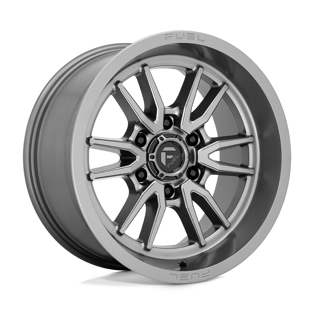 17x9 Fuel Offroad Wheels D789 CLASH 6x139.7 1 offset 106.1 hub GUN METAL - D78917908450