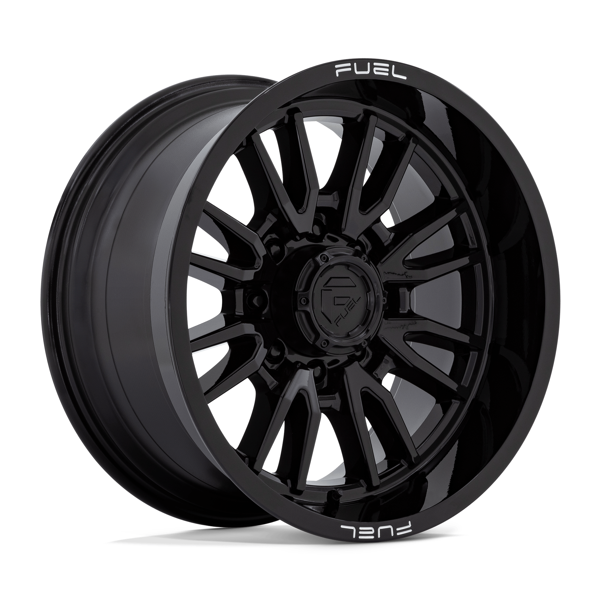 20x10 Fuel Offroad Wheels D760 CLASH 8x170 -18 offset 125.1 hub BLACK - D76020001747
