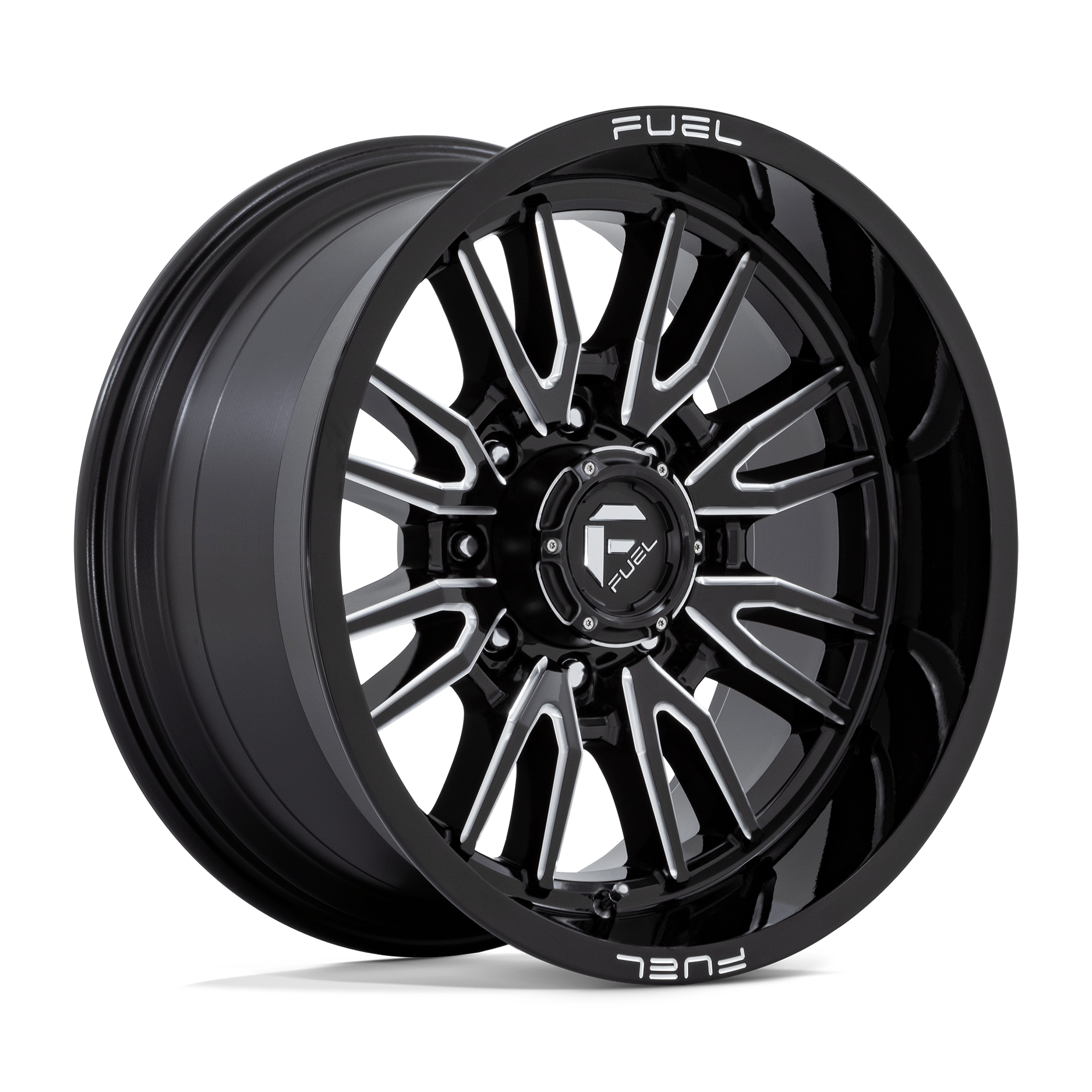 20x10 Fuel Offroad Wheels D761 CLASH 8x170 -18 offset 125.1 hub BLACK - D76120001747