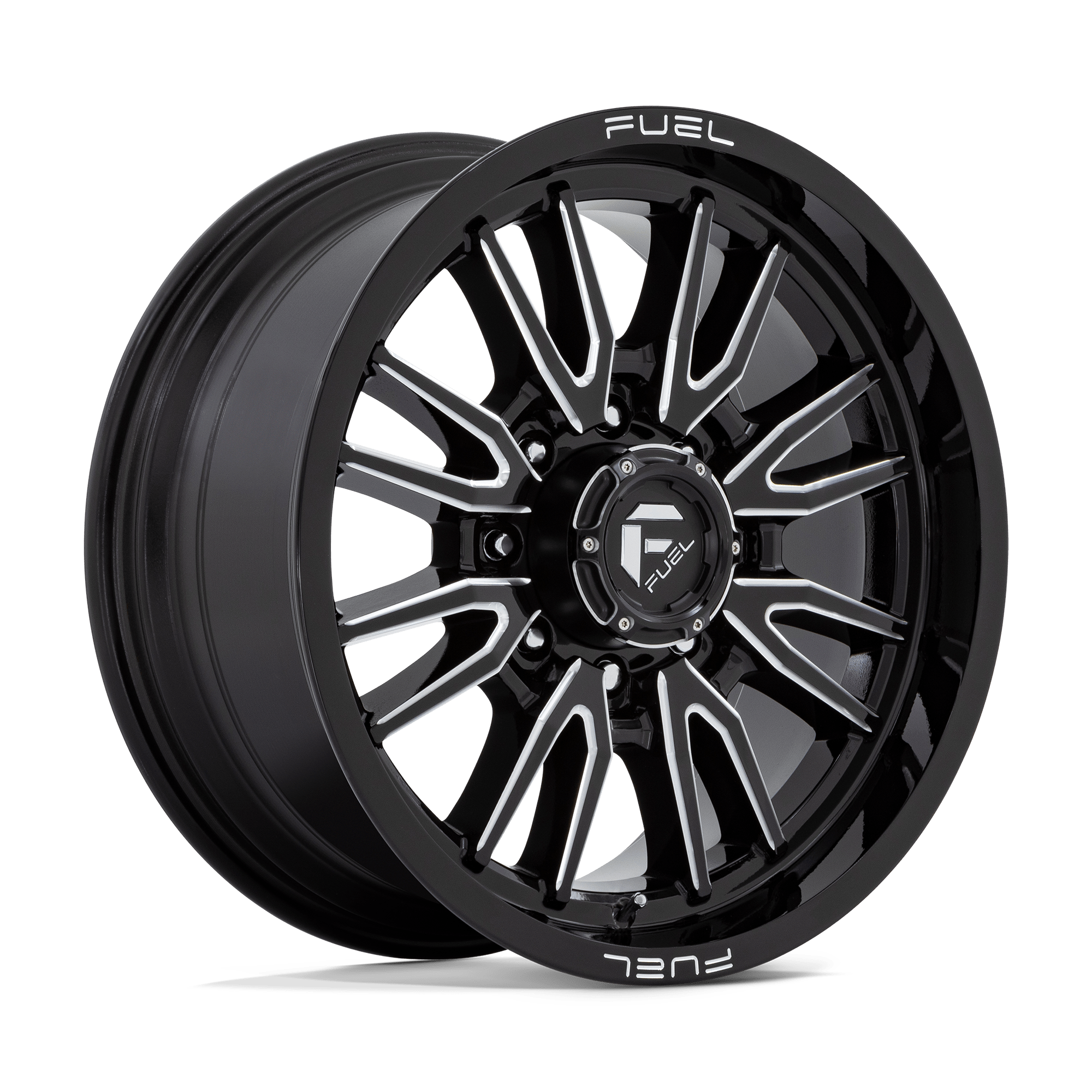 20x9 Fuel Offroad Wheels D761 CLASH 8x170 20 offset 125.1 hub BLACK - D76120901757