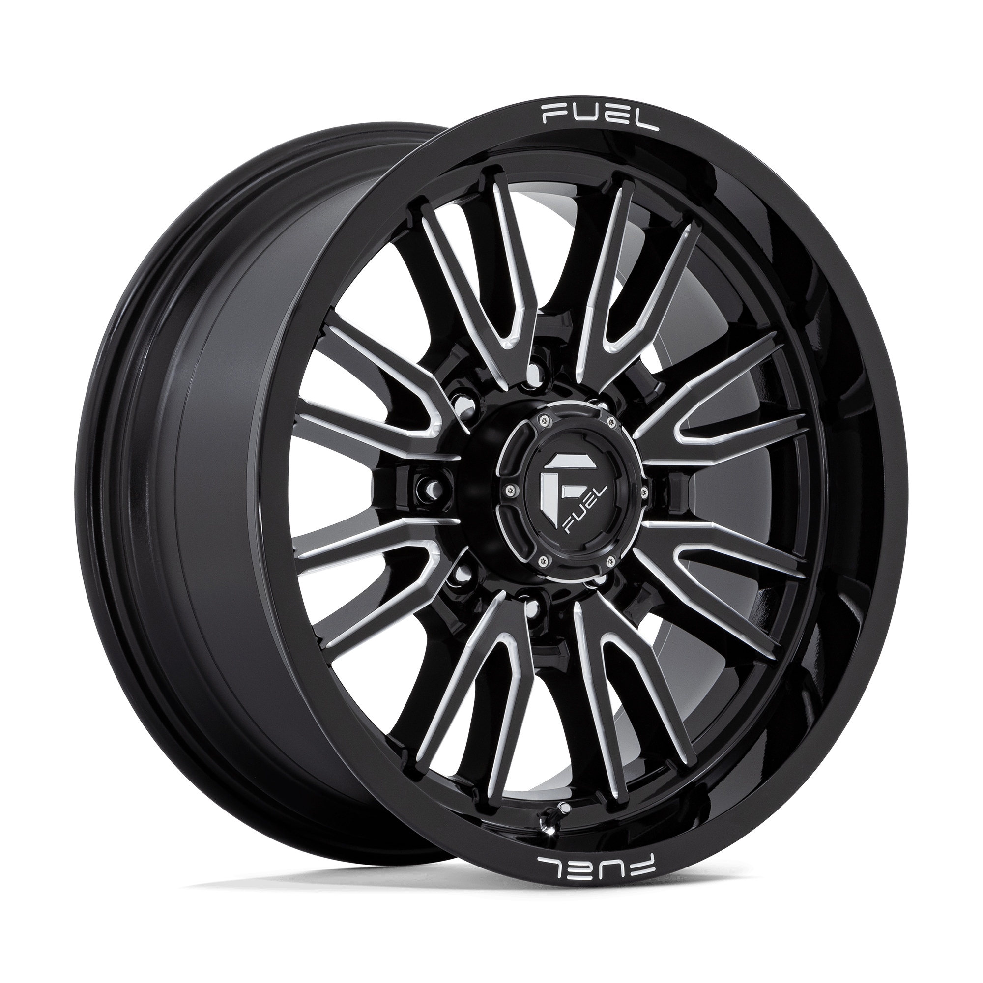 20x9 Fuel Offroad Wheels D761 CLASH 8x180 1 offset 124.2 hub BLACK - D76120901850