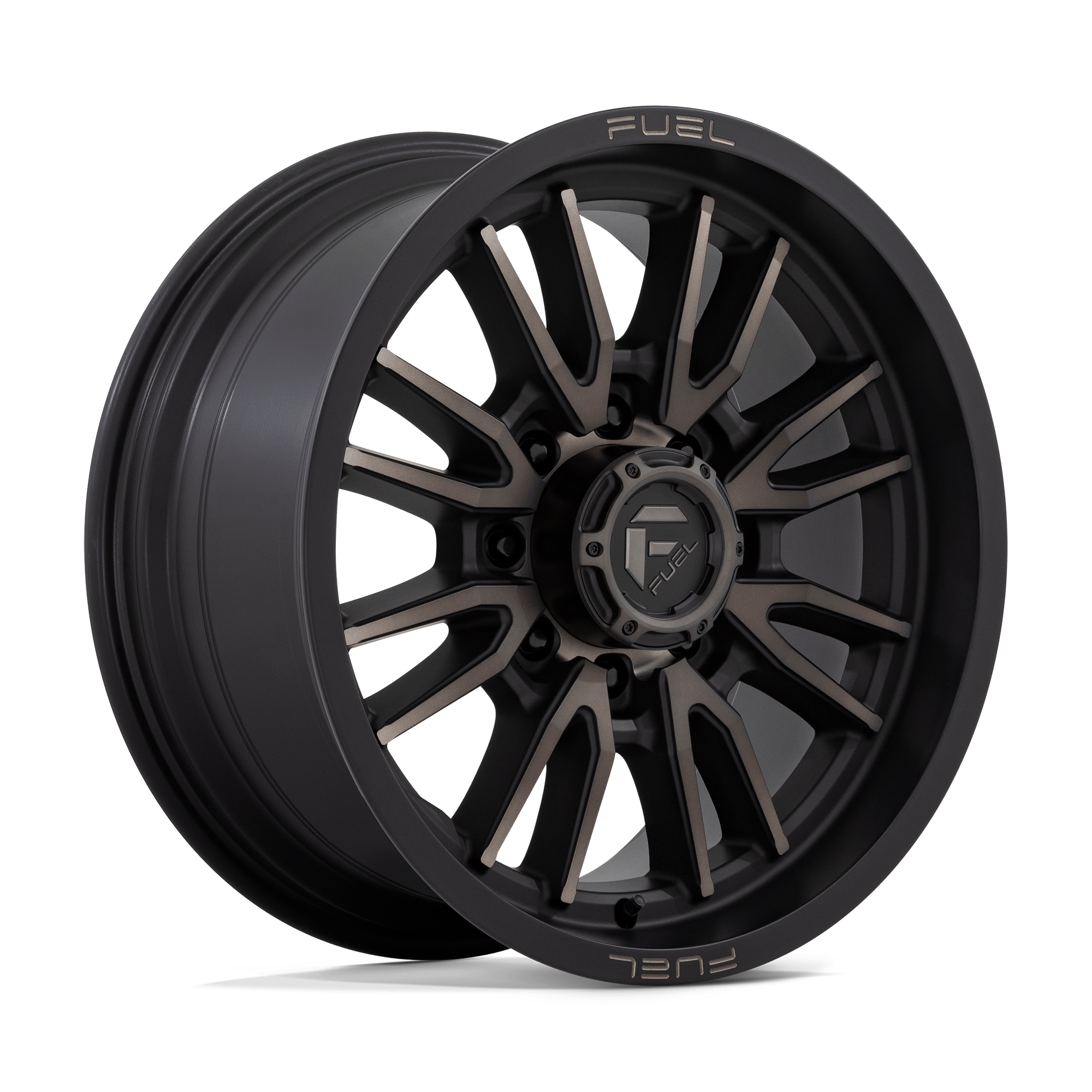 20x9 Fuel Offroad Wheels D762 CLASH 8x180 20 offset 124.2 hub BLACK - D76220901857