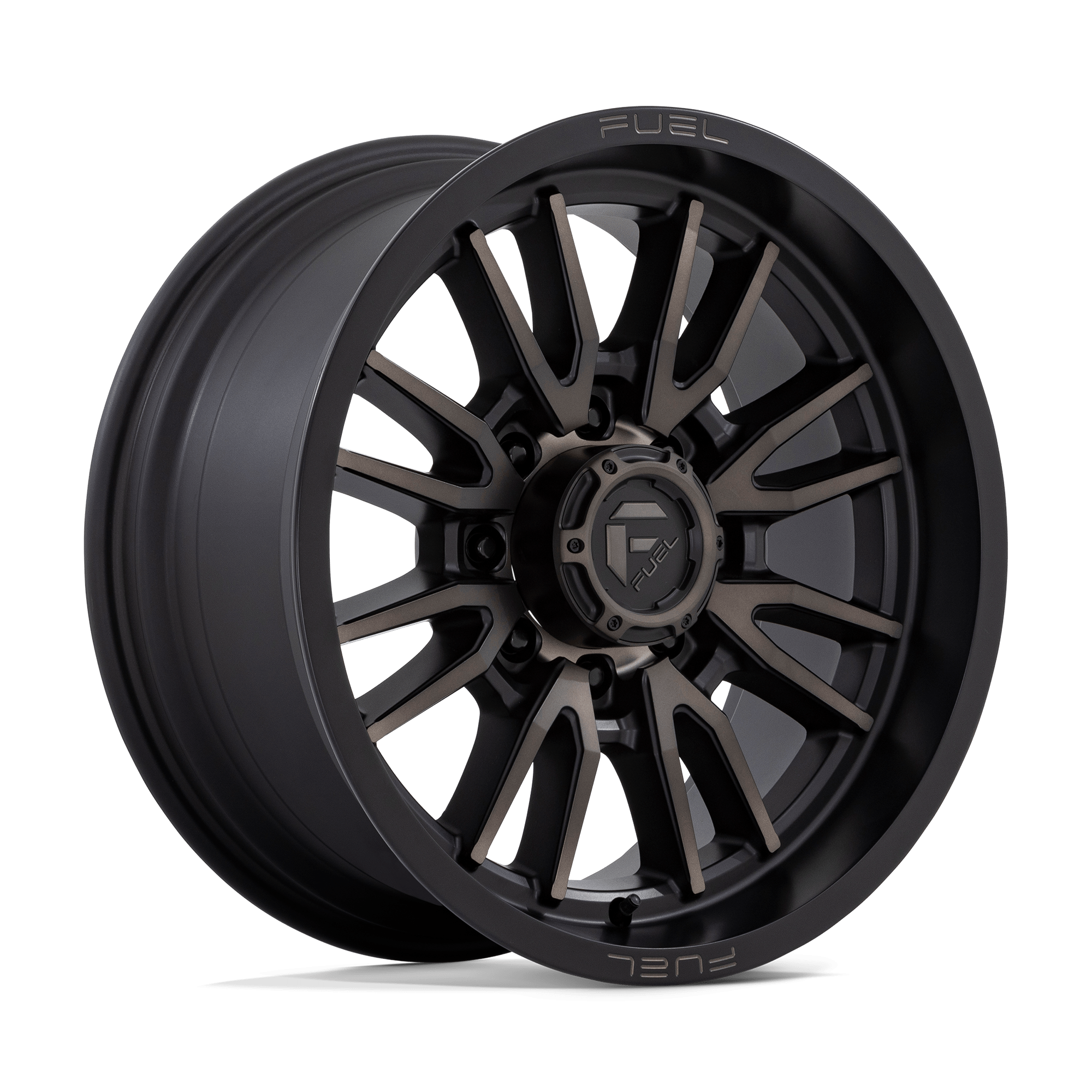 20x9 Fuel Offroad Wheels D762 CLASH 8x165.1 1 offset 125.1 hub BLACK - D76220908250
