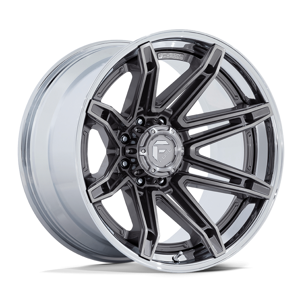 20x10 Fuel Offroad Wheels FC401 BRAWL 6x135 -18 offset 87.1 hub GRAY - FC401AP20106318N