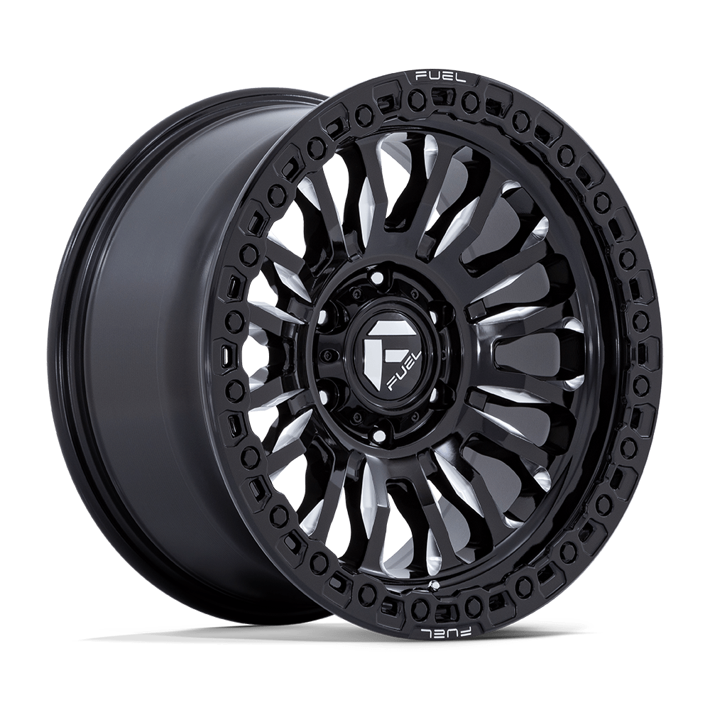 17x9 Fuel Offroad Wheels FC857 RINCON 5x127 -12 offset 71.5 hub BLACK - FC857BE17905012N