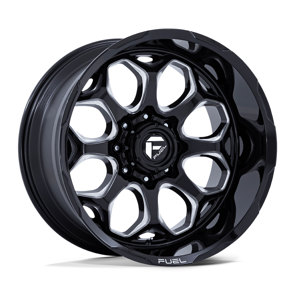 20x10 Fuel Offroad Wheels FC862 SCEPTER 6x135 -18 offset 87.1 hub BLACK - FC862BE20106318N