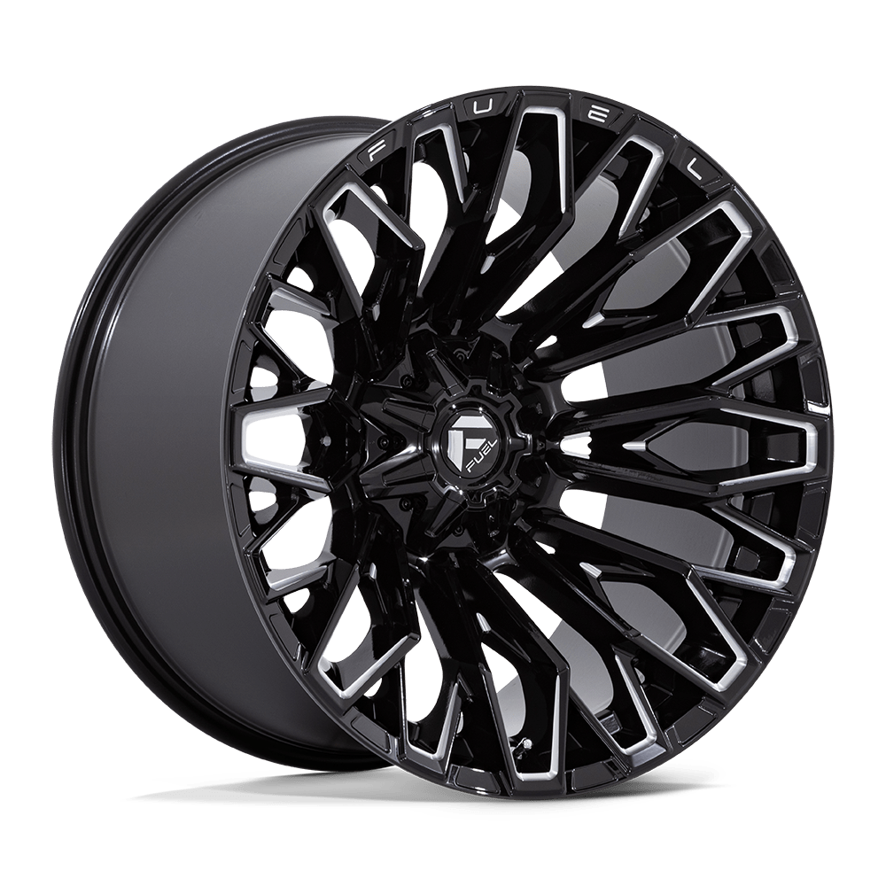 22x12 Fuel Offroad Wheels FC865 STRIKE 8x180 -44 offset 124.2 hub BLACK - FC865BE22128844N