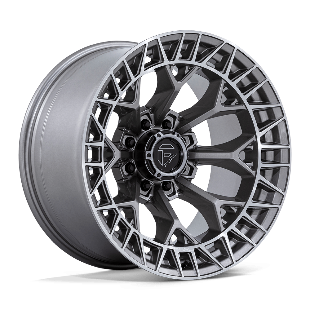 20x10 Fuel Offroad Wheels FC873 CHARGER 8x180 -18 offset 124.2 hub GRAY - FC873AX20108818N