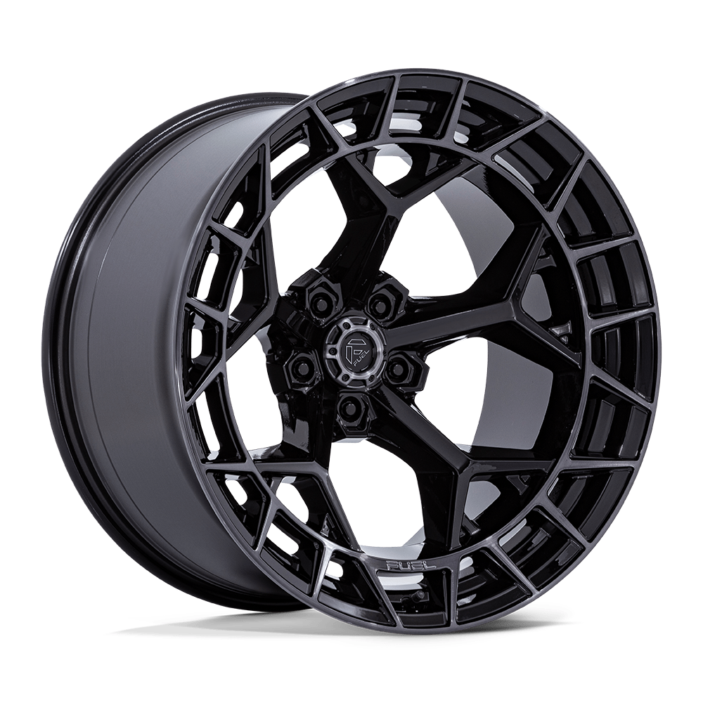 22x12 Fuel Offroad Wheels FC873 CHARGER 5x127 -44 offset 71.5 hub BLACK - FC873BT22125044N