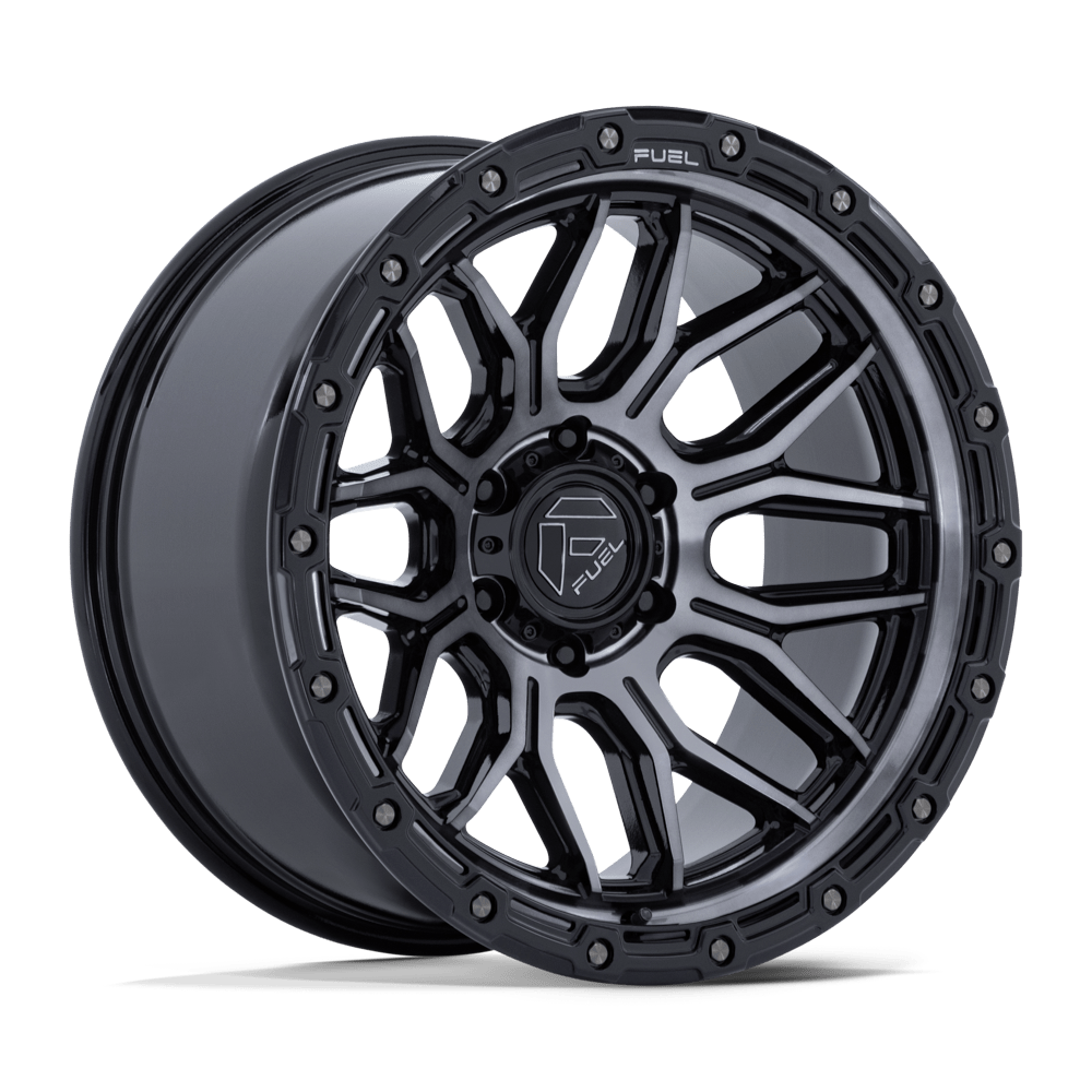 20x10 Fuel Offroad Wheels FC881 SURGE 8x180 -18 offset 124.2 hub BLACK - FC881BT20108818N