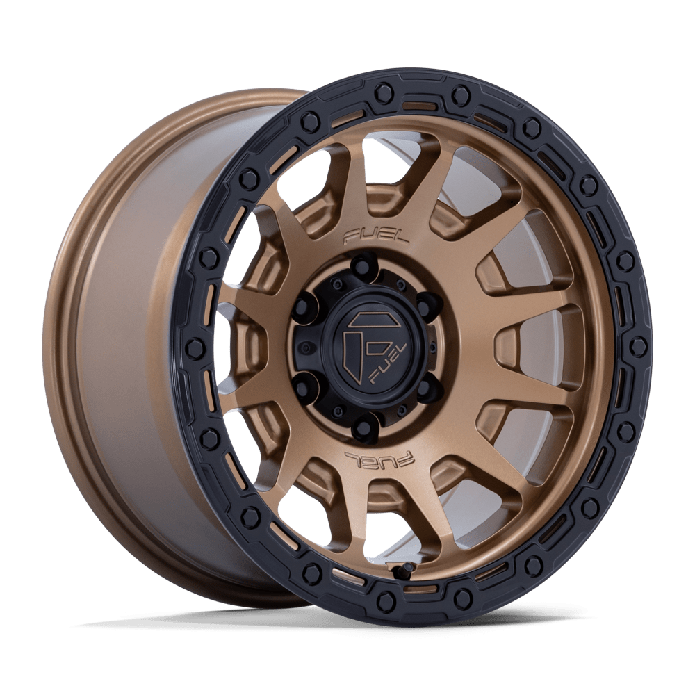 18x9 Fuel Offroad Wheels FC884 FORTRESS 6x120 20 offset 66.9 hub BRONZE - FC884ZB18907720