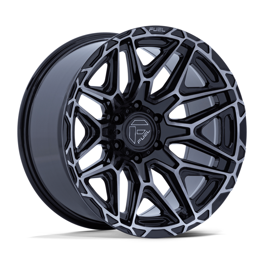 22x9 Fuel Offroad Wheels FC885 INJECTOR 8x165.1 1 offset 125.1 hub BLACK - FC885BT22908001