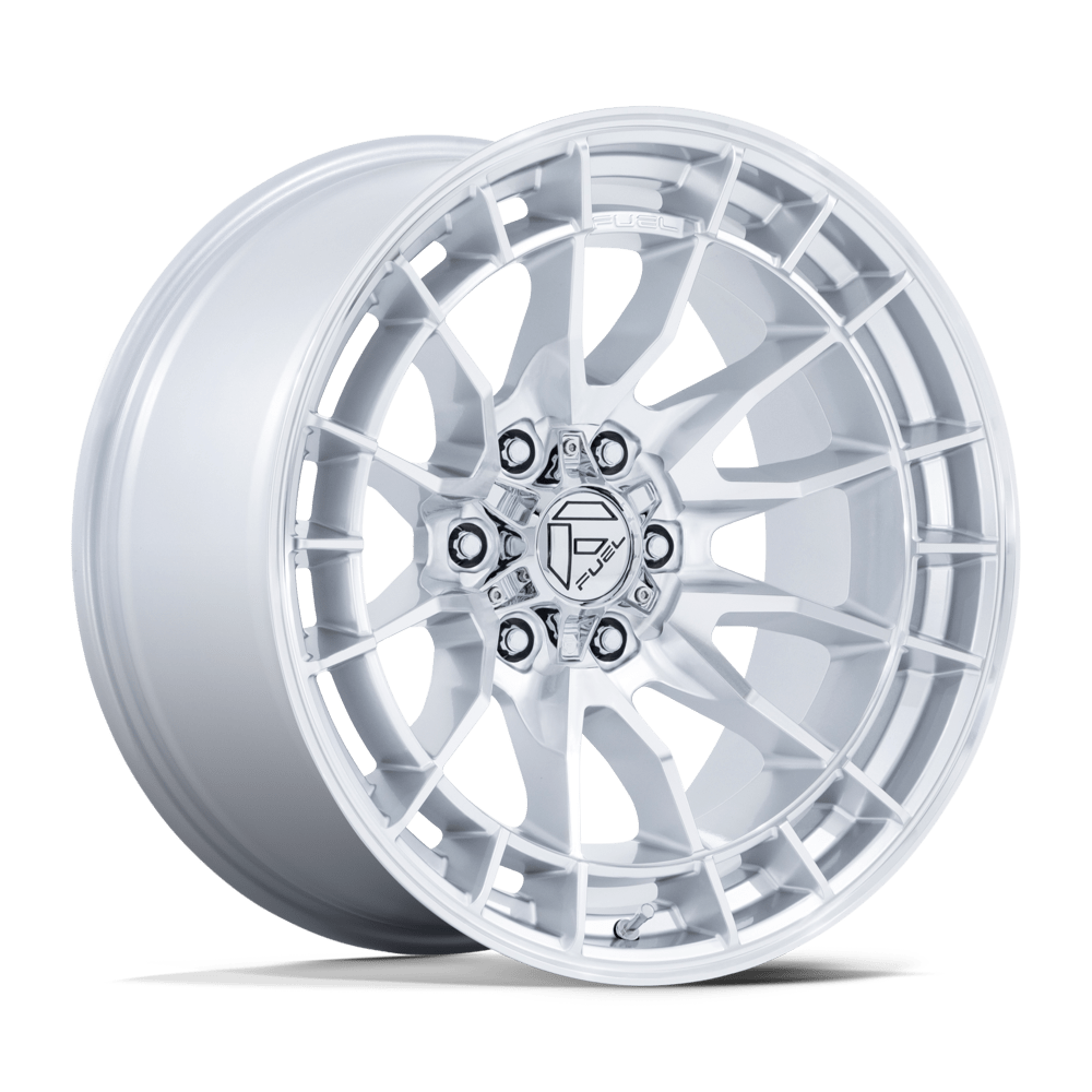 20x10 Fuel Offroad Wheels FC888 REVOLT 6x135 -18 offset 87.1 hub SILVER - FC888SD20106318N