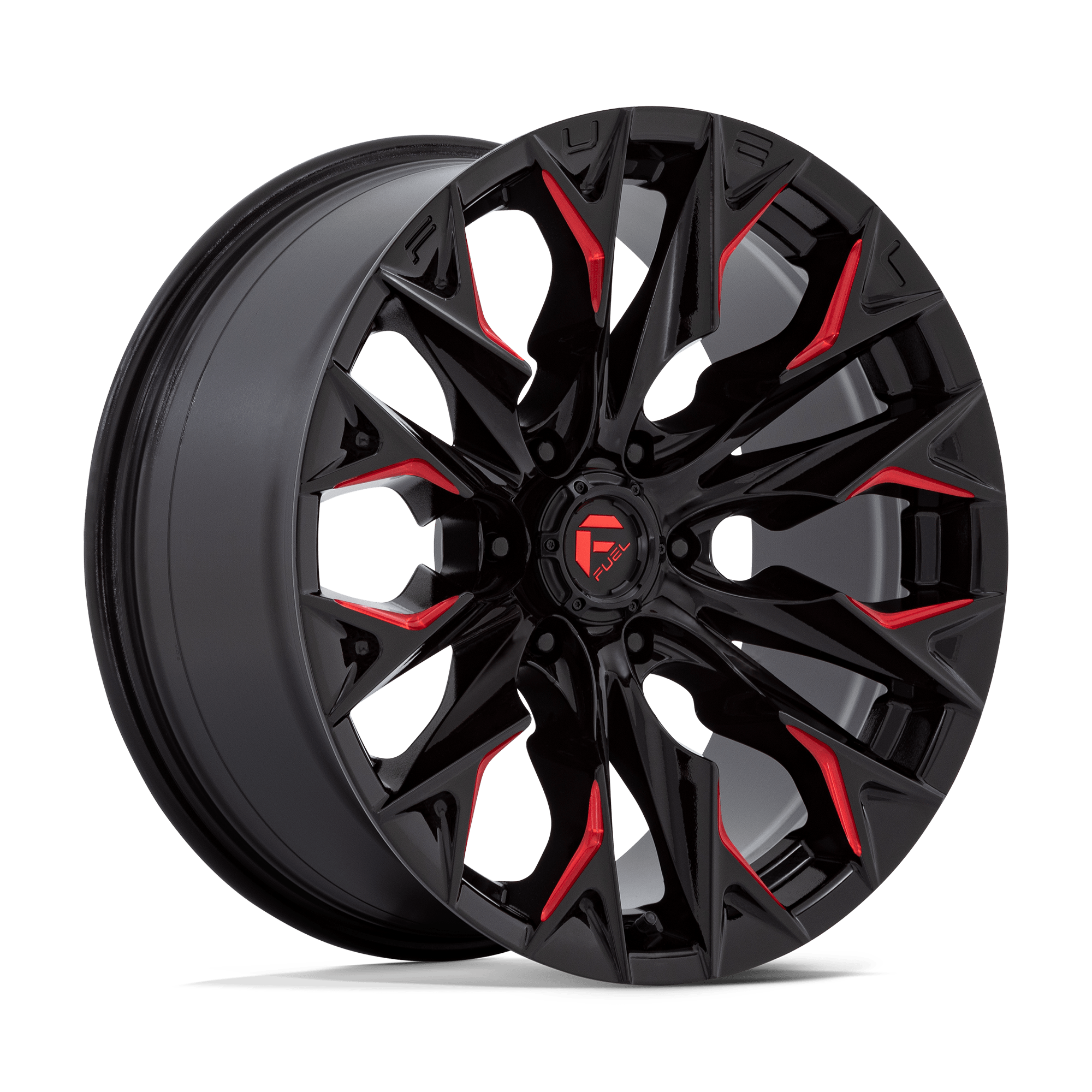 20x9 Fuel Offroad Wheels D823 FLAME 6x139.7 1 offset 106.1 hub BLACK - D82320908450