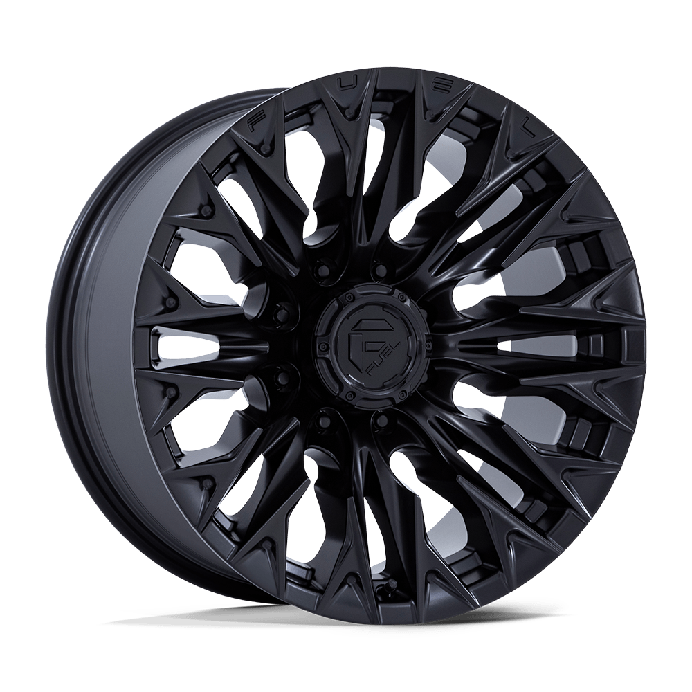 20x9 Fuel Offroad Wheels D804 FLAME 8x180 20 offset 124.2 hub BLACK - D80420901857