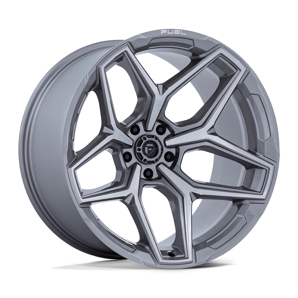 17x9 Fuel Offroad Wheels FLUX 5x127 1 offset 71.5 hub SILVER - FC854AX17905001
