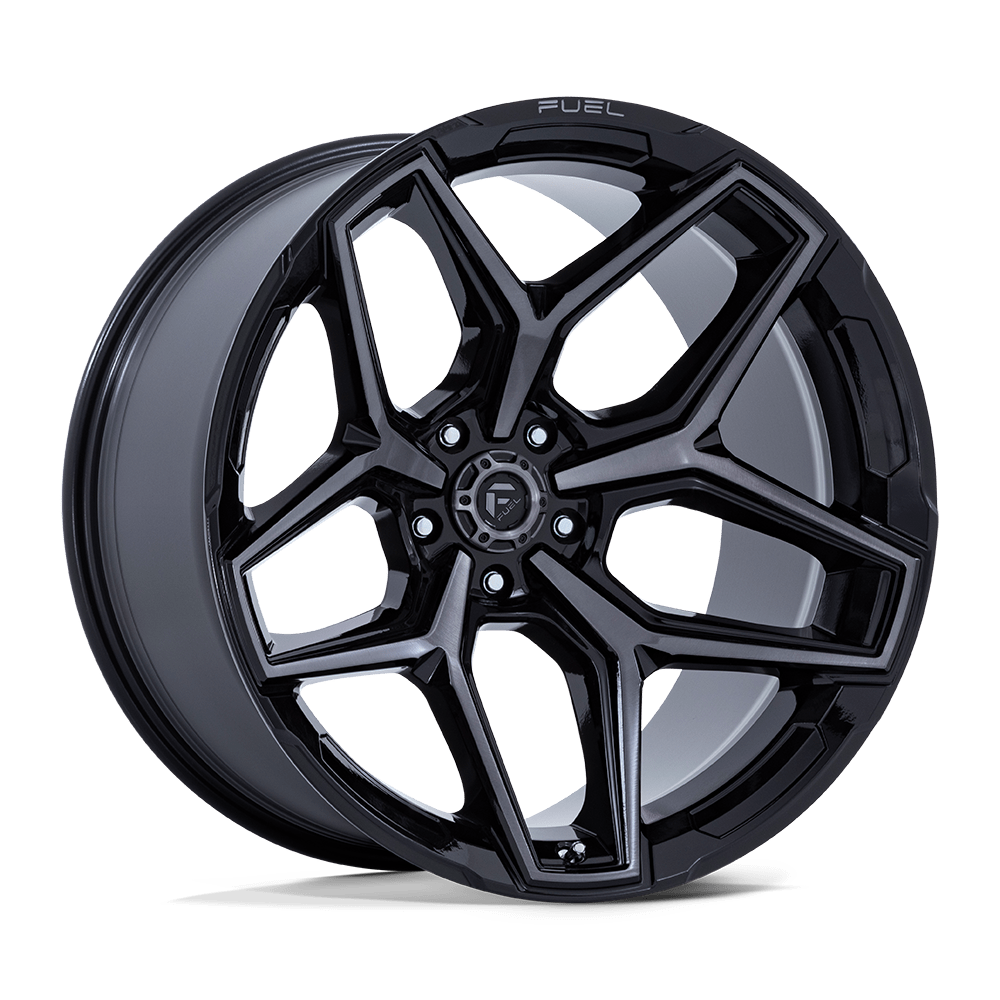 17x9 Fuel Offroad Wheels FLUX 5x127 1 offset 71.5 hub BLACK - FC854BT17905001