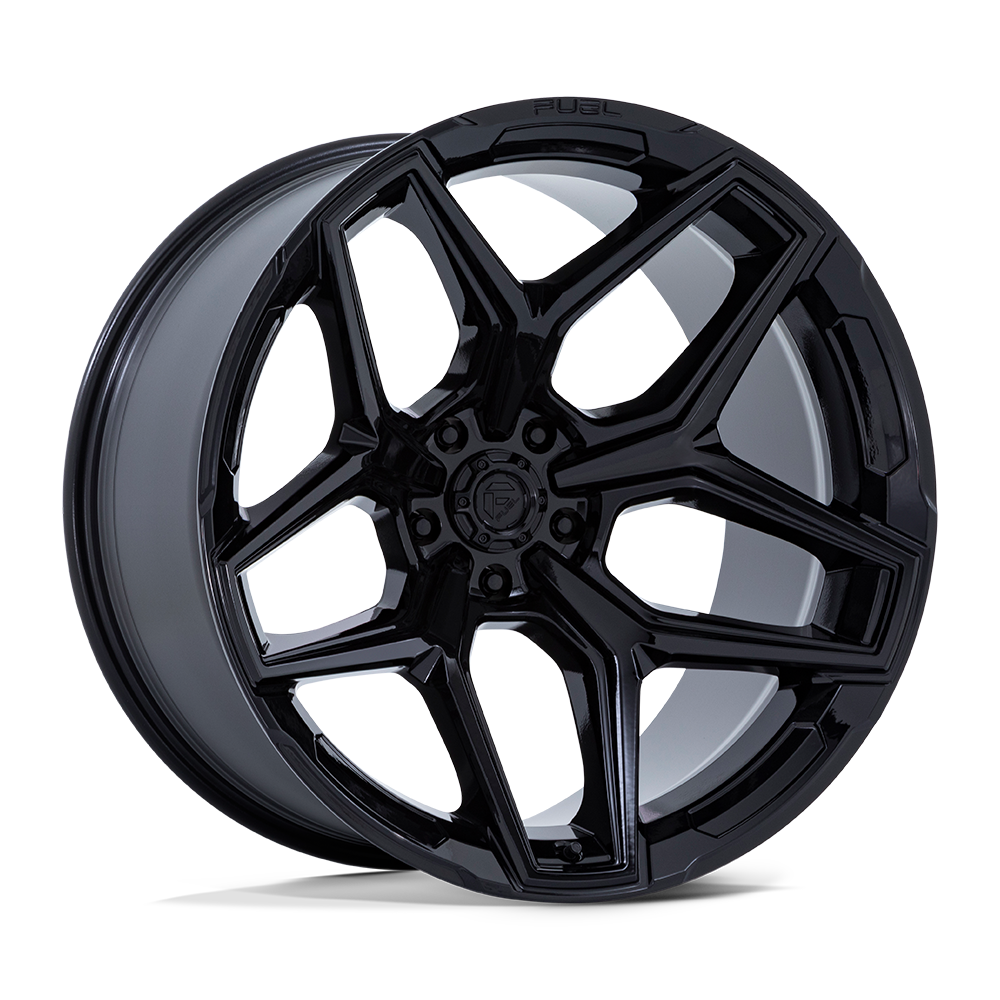 22x9.5 Fuel Offroad Wheels FLUX 6x135 20 offset 87.1 hub BLACK - FC854BX22956320