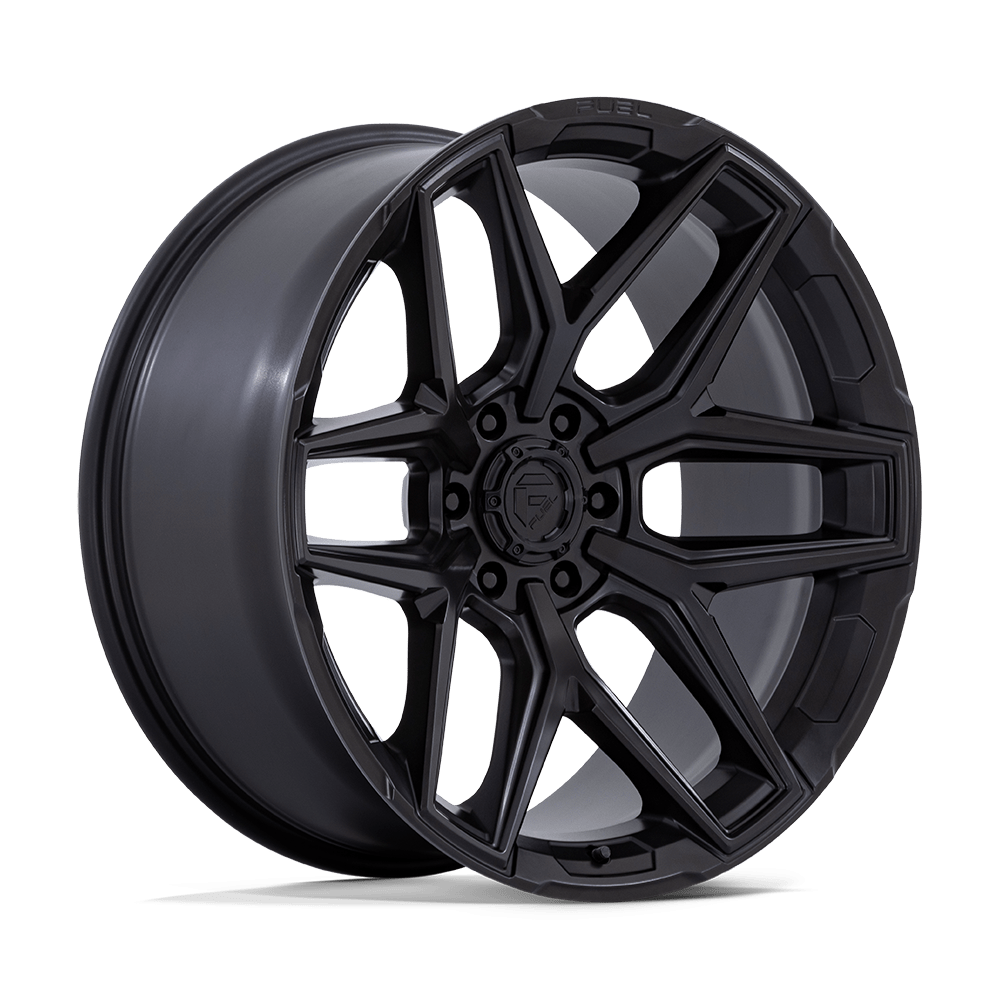 22x10 Fuel Offroad Wheels FLUX 6x135 -18 offset 87.1 hub BLACK - FC854MX22106318N