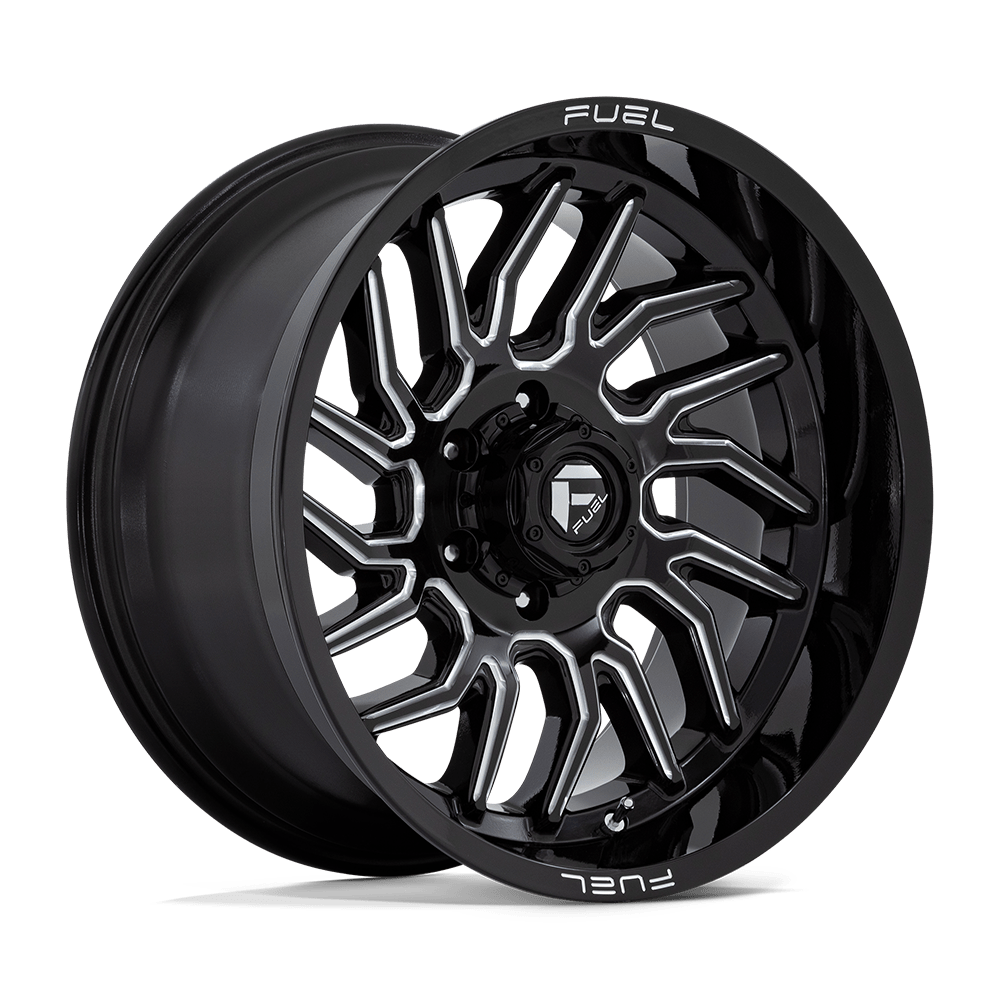 20x10 Fuel Offroad Wheels D807 HURRICANE 6x139.7 -18 offset 106.1 hub BLACK - D80720008447