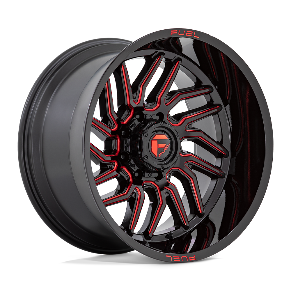 20x9 Fuel Offroad Wheels D808 HURRICANE 8x180 1 offset 124.2 hub BLACK - D80820901850