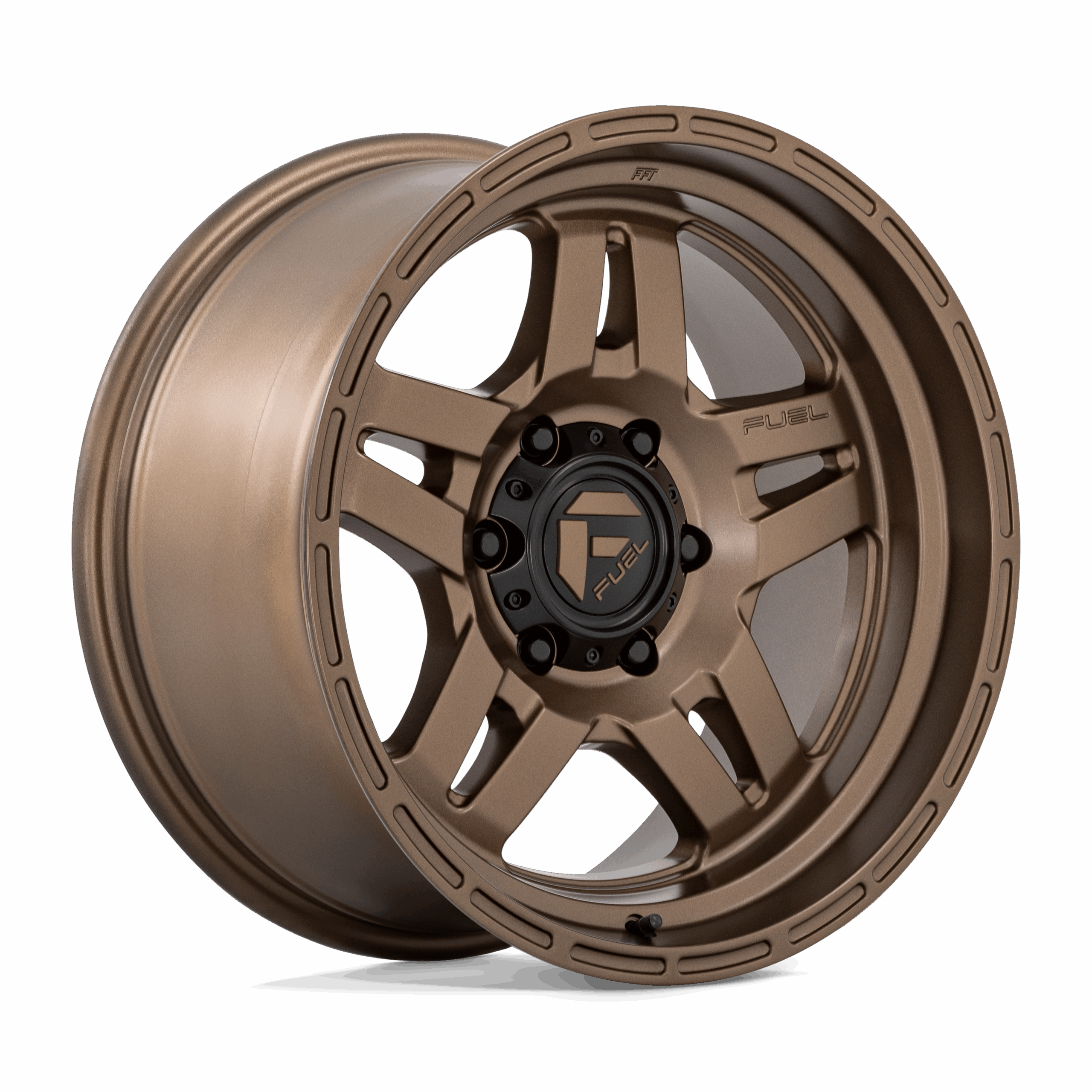 18x9 Fuel Offroad Wheels D800 OXIDE 6x139.7 1 offset 106.1 hub BRONZE - D80018908450
